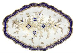 18th century Caughley dessert dish