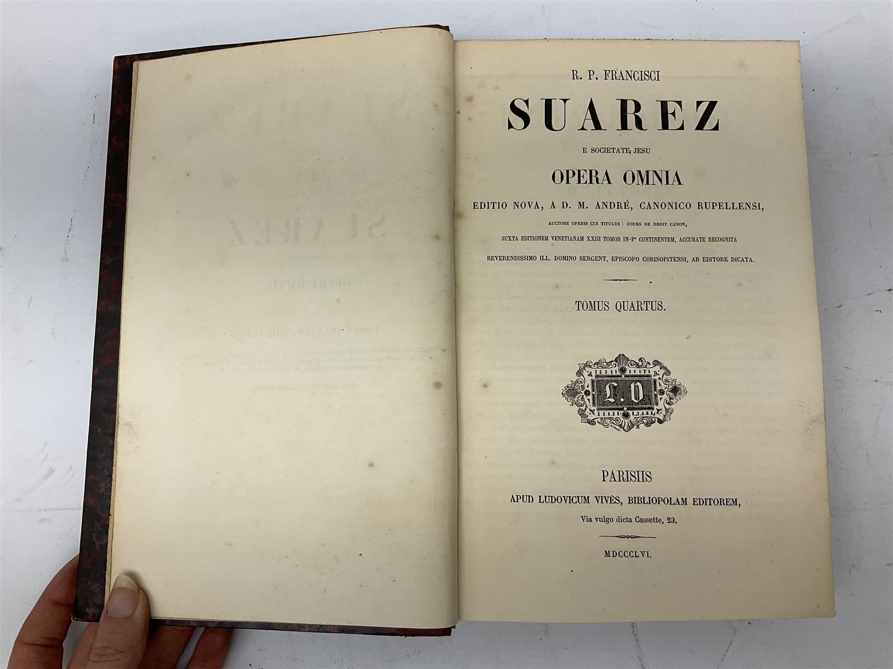 R.P. Francisci Suarez E Societate Jesu Opera Omnia Editio Nova - Image 13 of 13