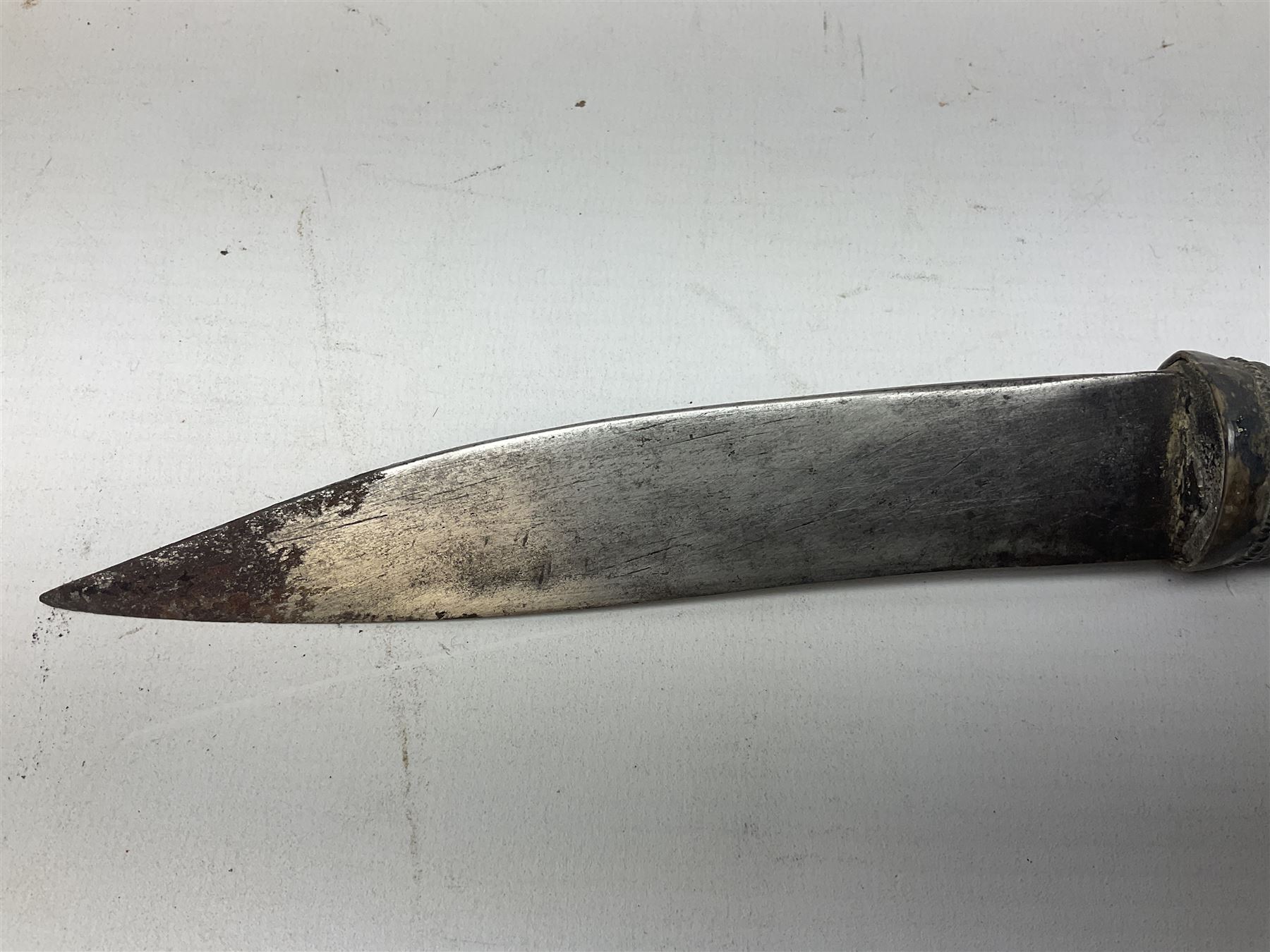 Burmese dha dagger with 15cm steel blade - Image 7 of 30