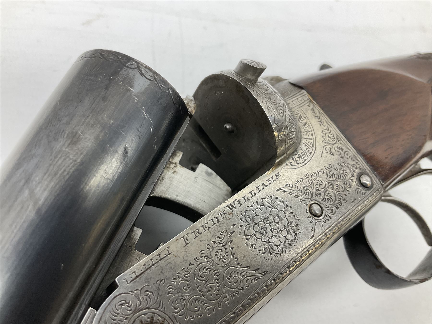 Fred Williams London & Birmingham 12-bore side-by-side double barrel box-lock non-ejector sporting g - Image 14 of 14