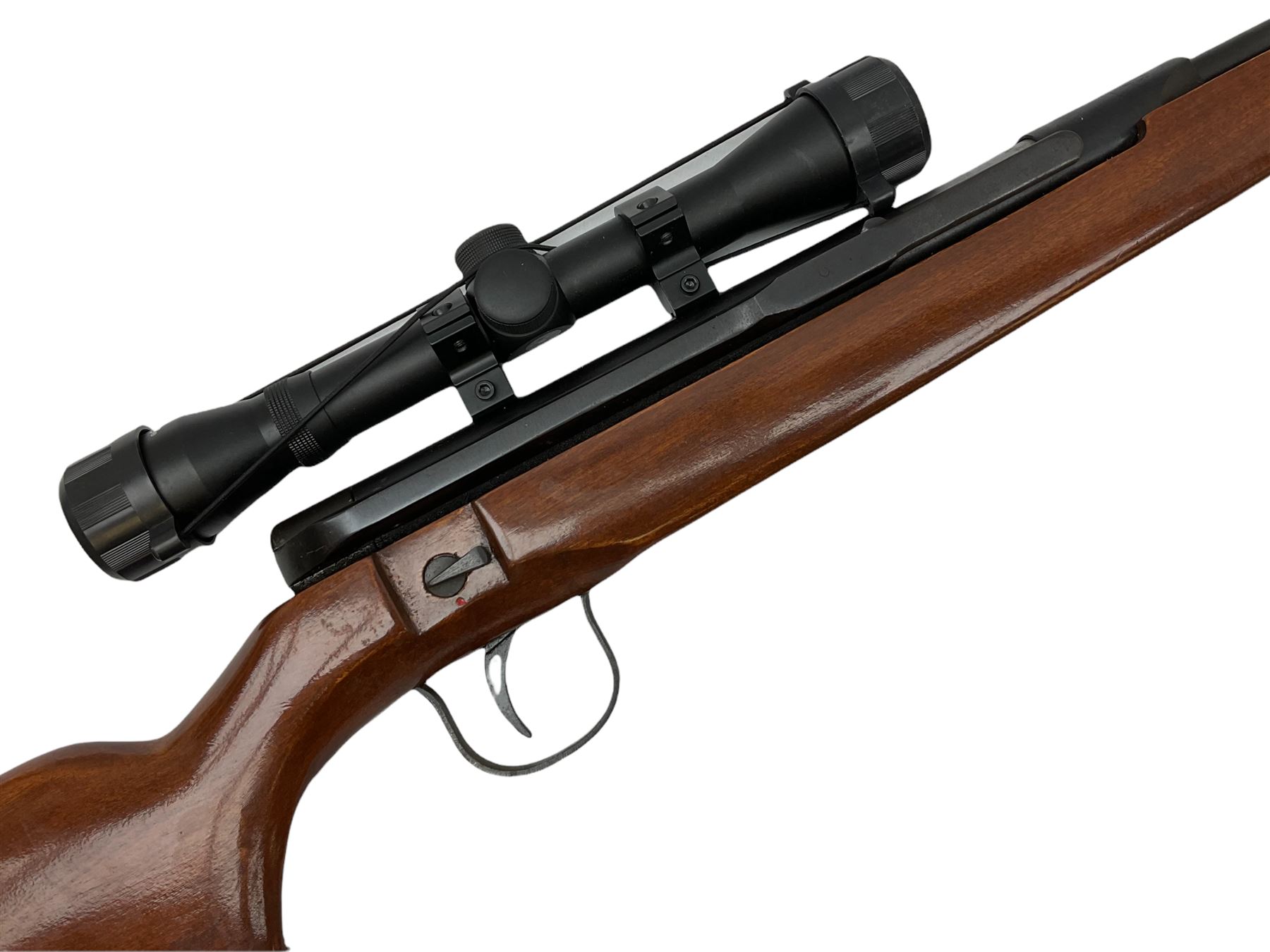 .177 air rifle with side lever action