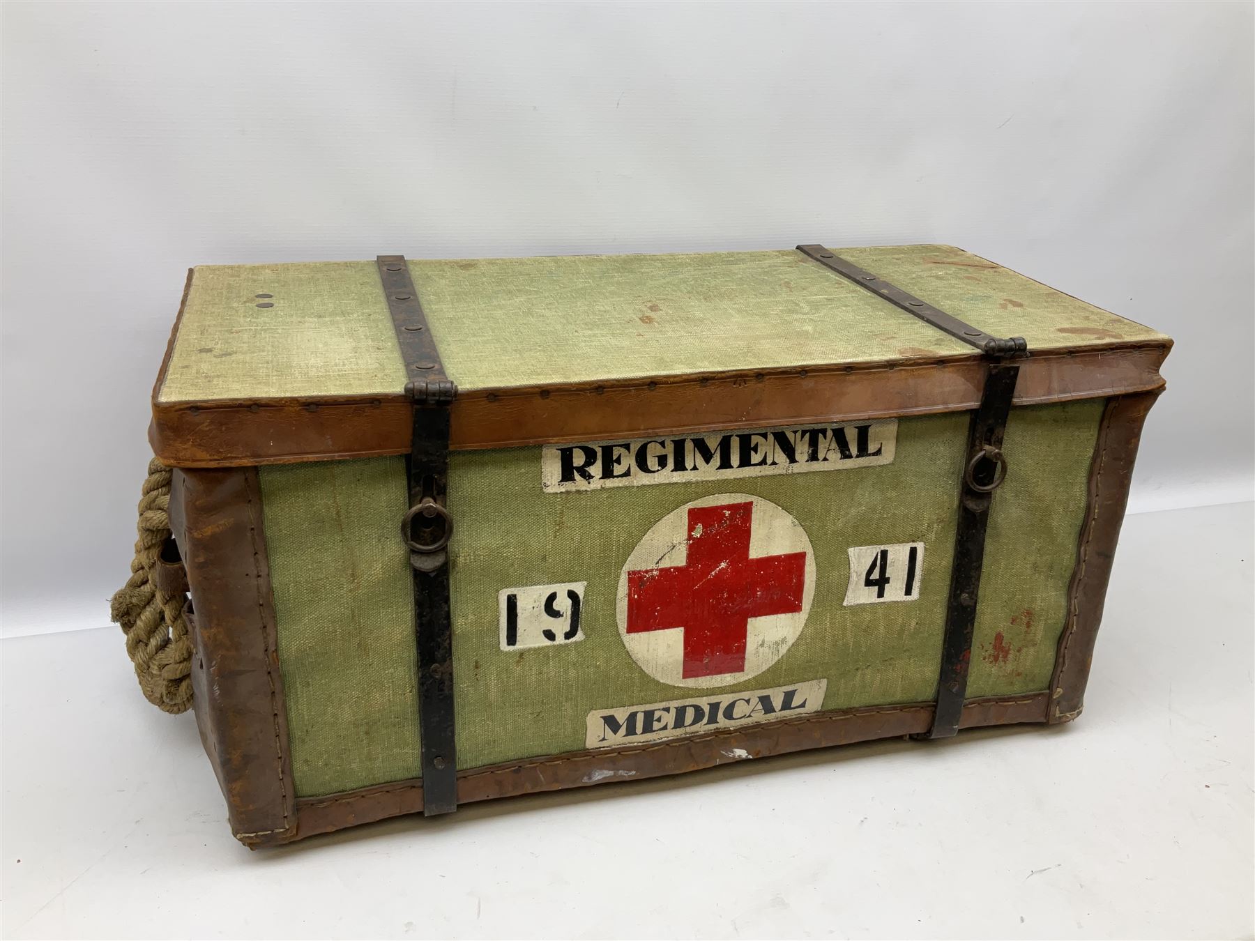 WW2 British Army RAMC 'Regimental Medical Pannier' - Image 35 of 35