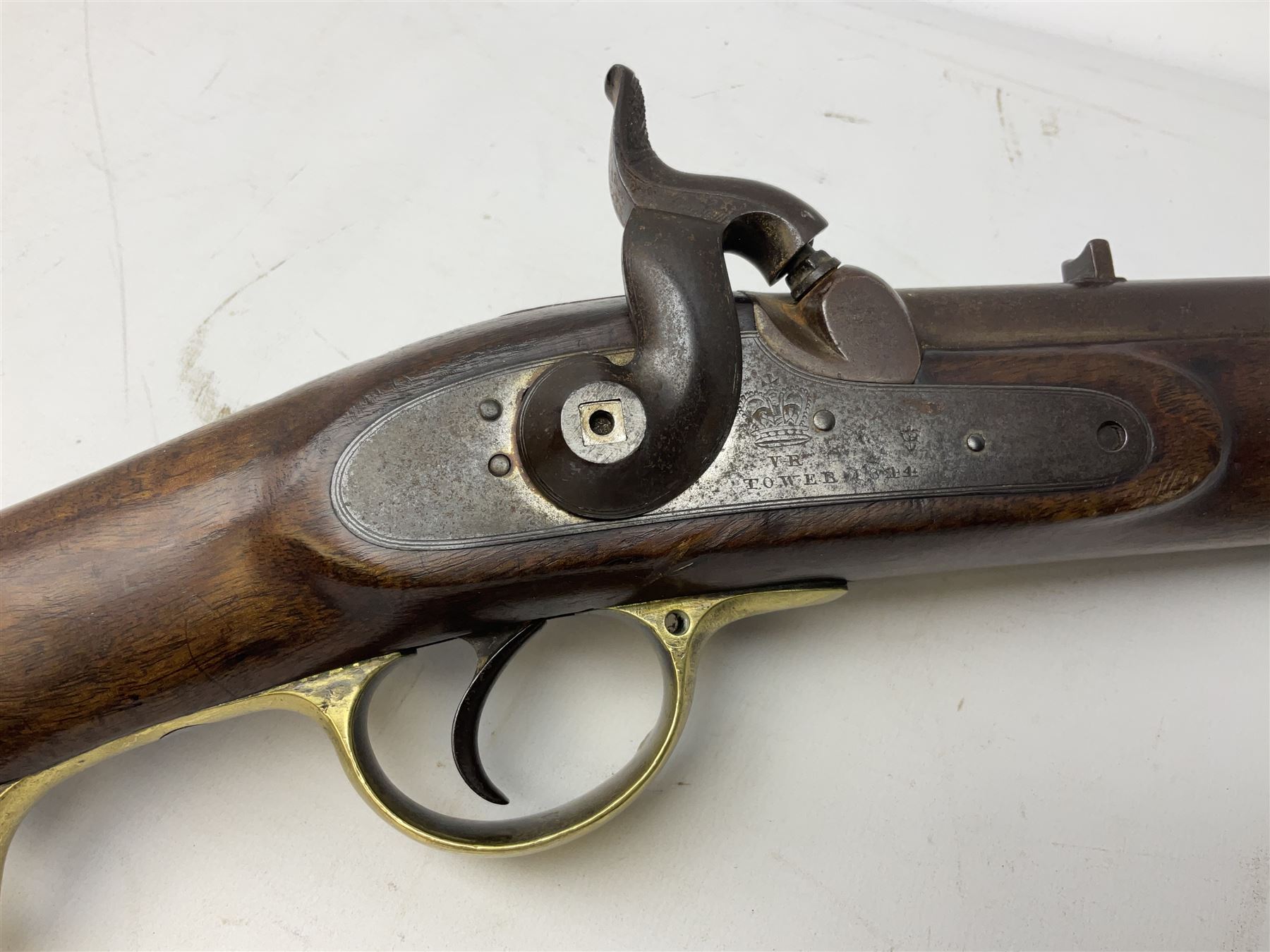 19th century Tower Armoury .650 calibre percussion cap carbine - Image 5 of 21