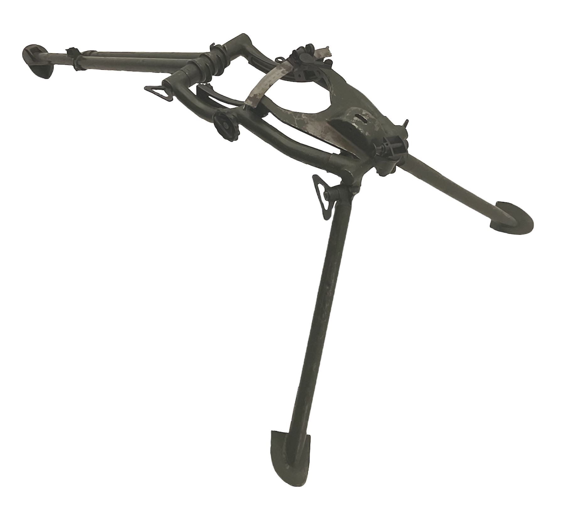 Czechoslovakian machine gun stand marked 'CS. ZBROJOVKA BRNO. KULOMETNI 7071 PODSTAVEC VZ37'