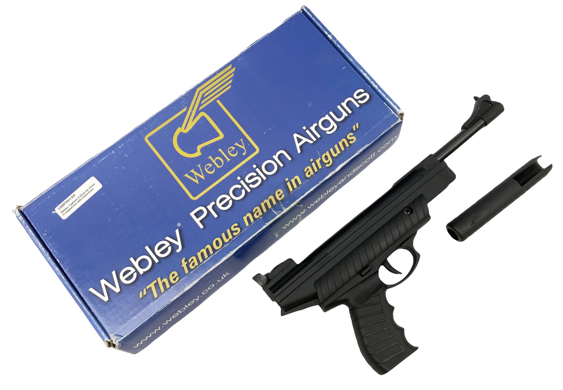 Webley Typhoon .22 air pistol