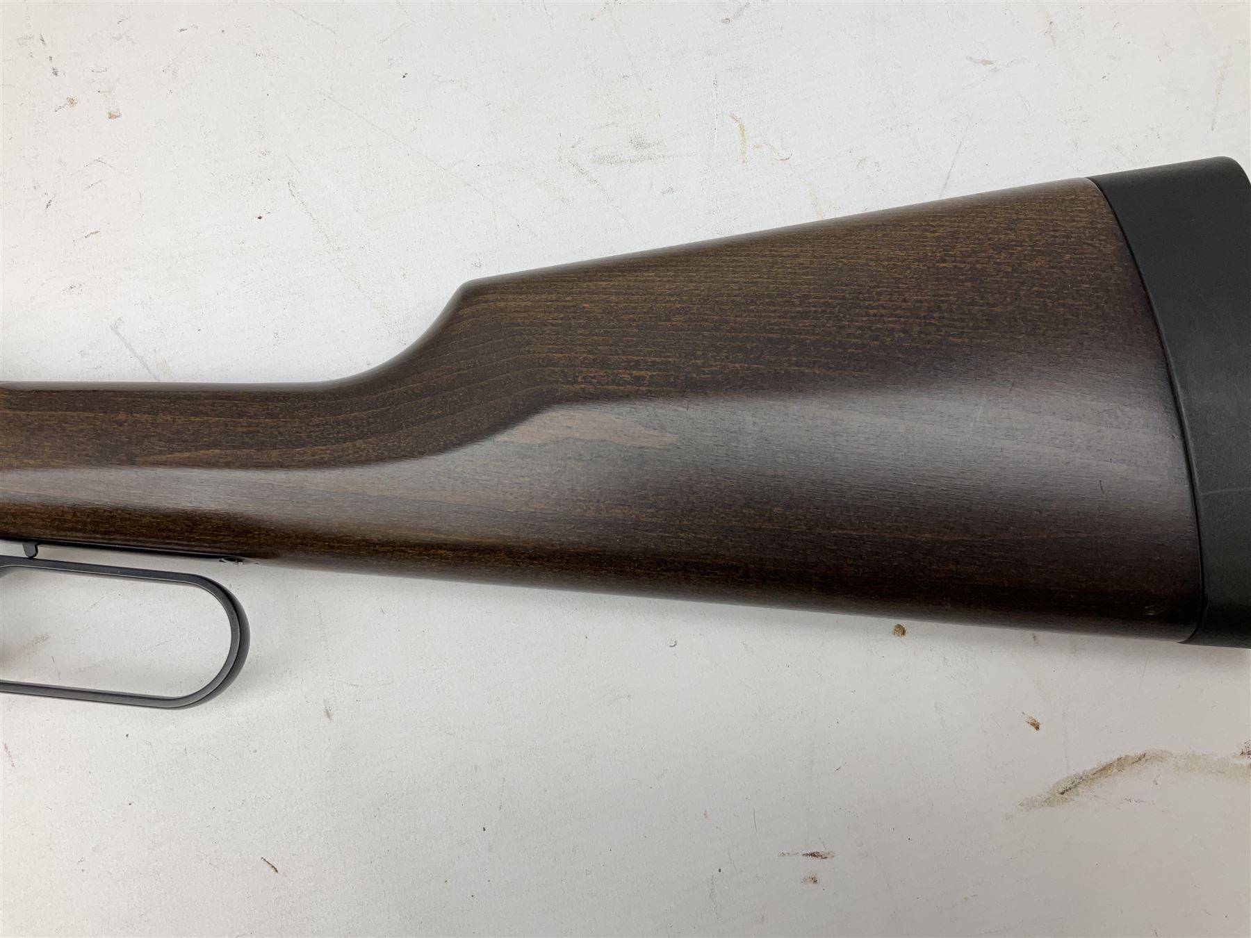 Walther Winchester '94 style .177 lever action CO2 air rifle together with two CO2 gas cylinders and - Image 8 of 16