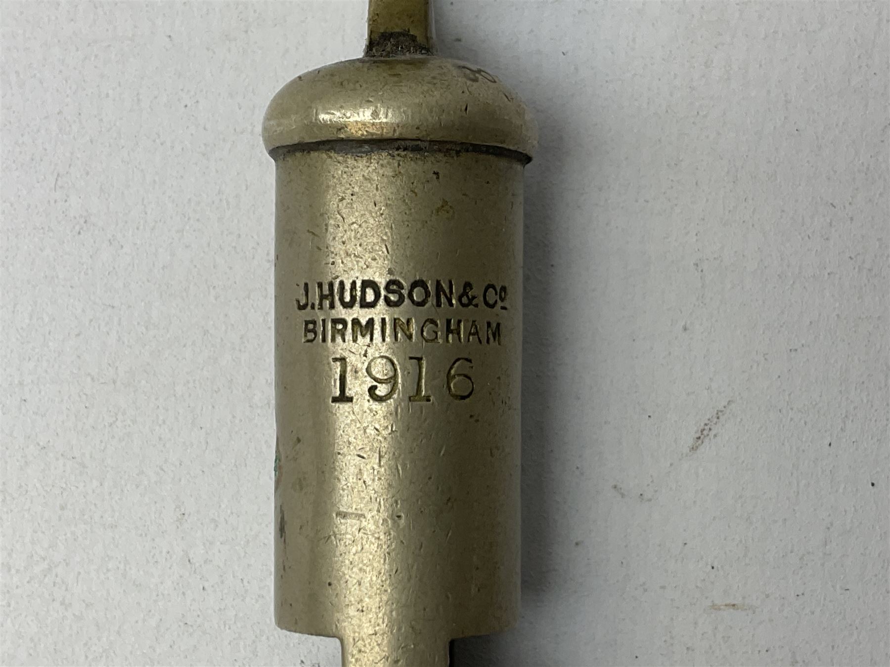 Three J Hudson & Co Birmingham military whistles - Image 15 of 21