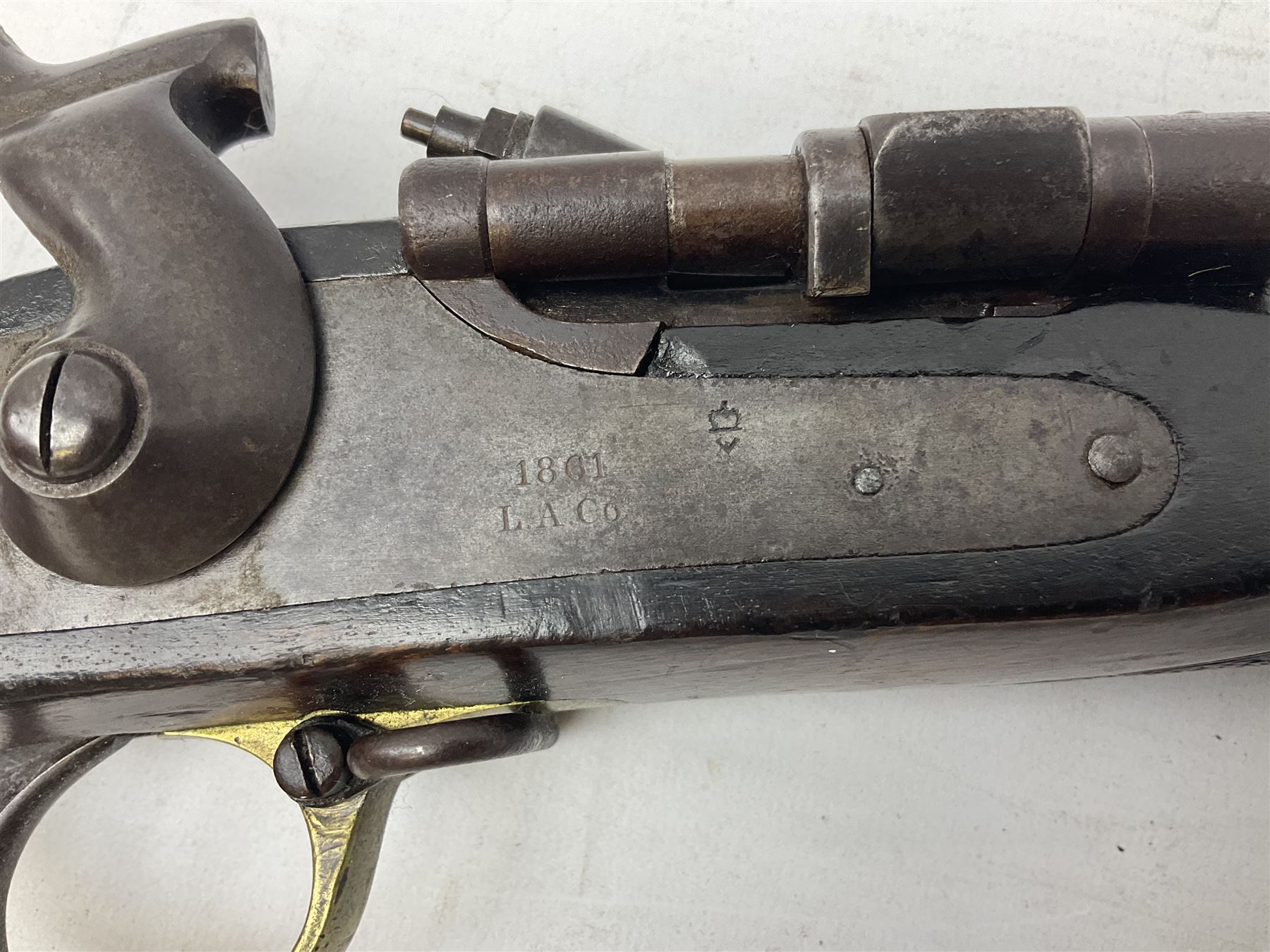 19th century London Arms Co. officer's/volunteers type .577 Snider action gun - Image 7 of 21