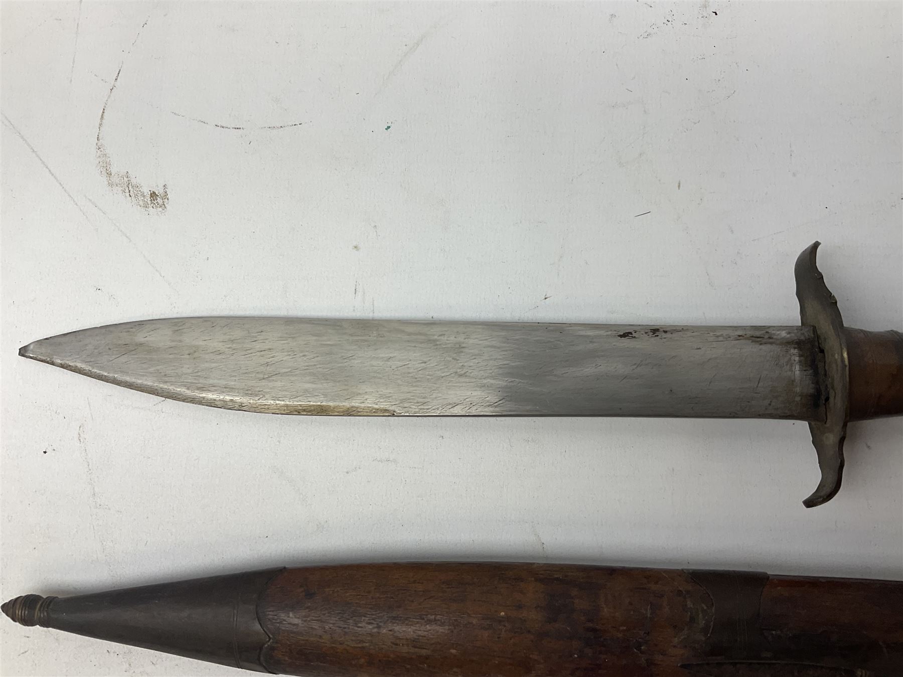 Burmese dha dagger with 15cm steel blade - Image 14 of 30