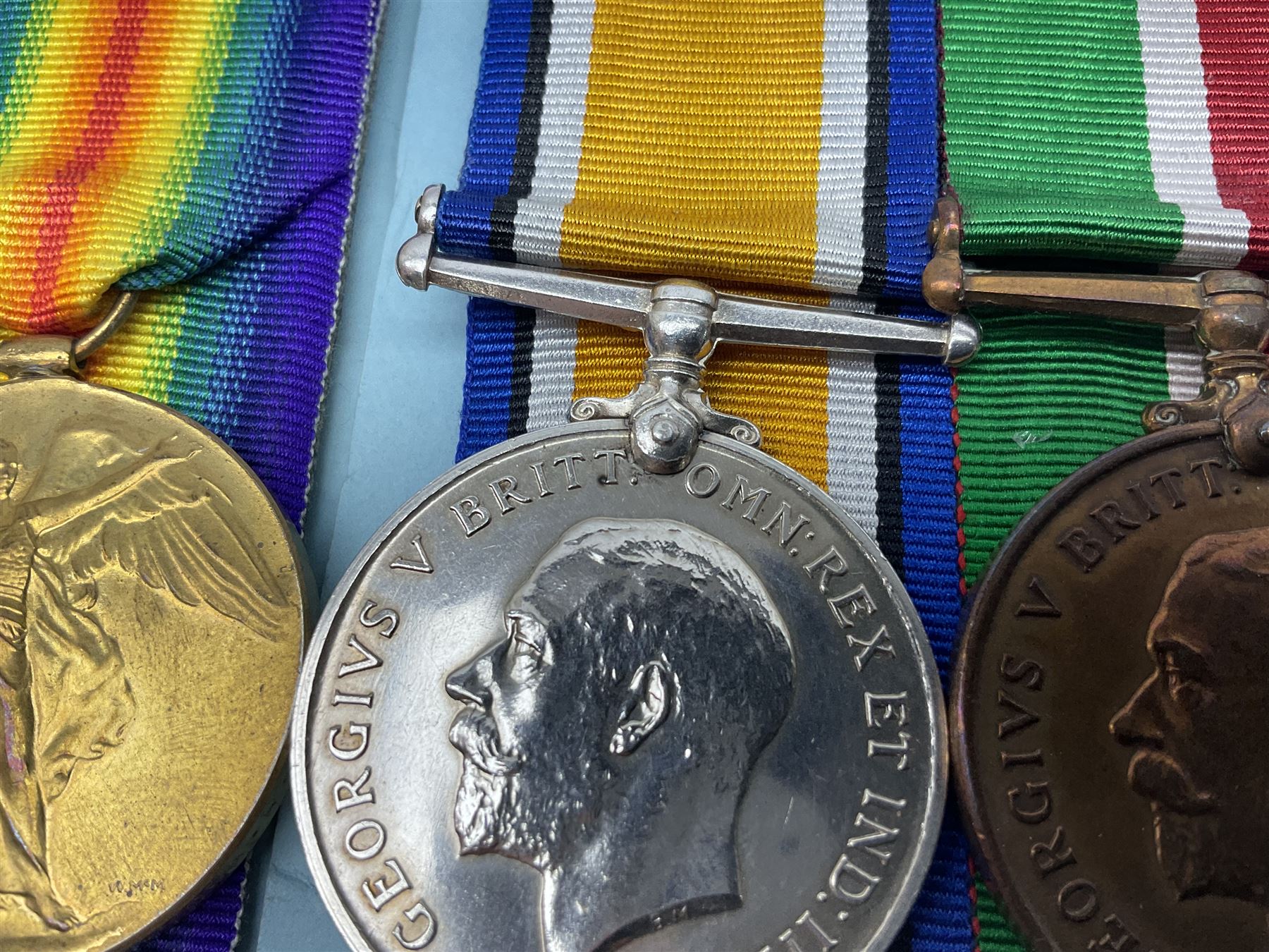 WW1 father and son medal groups comprising British War Medal and Mercantile Marine Medal awarded to - Image 11 of 16