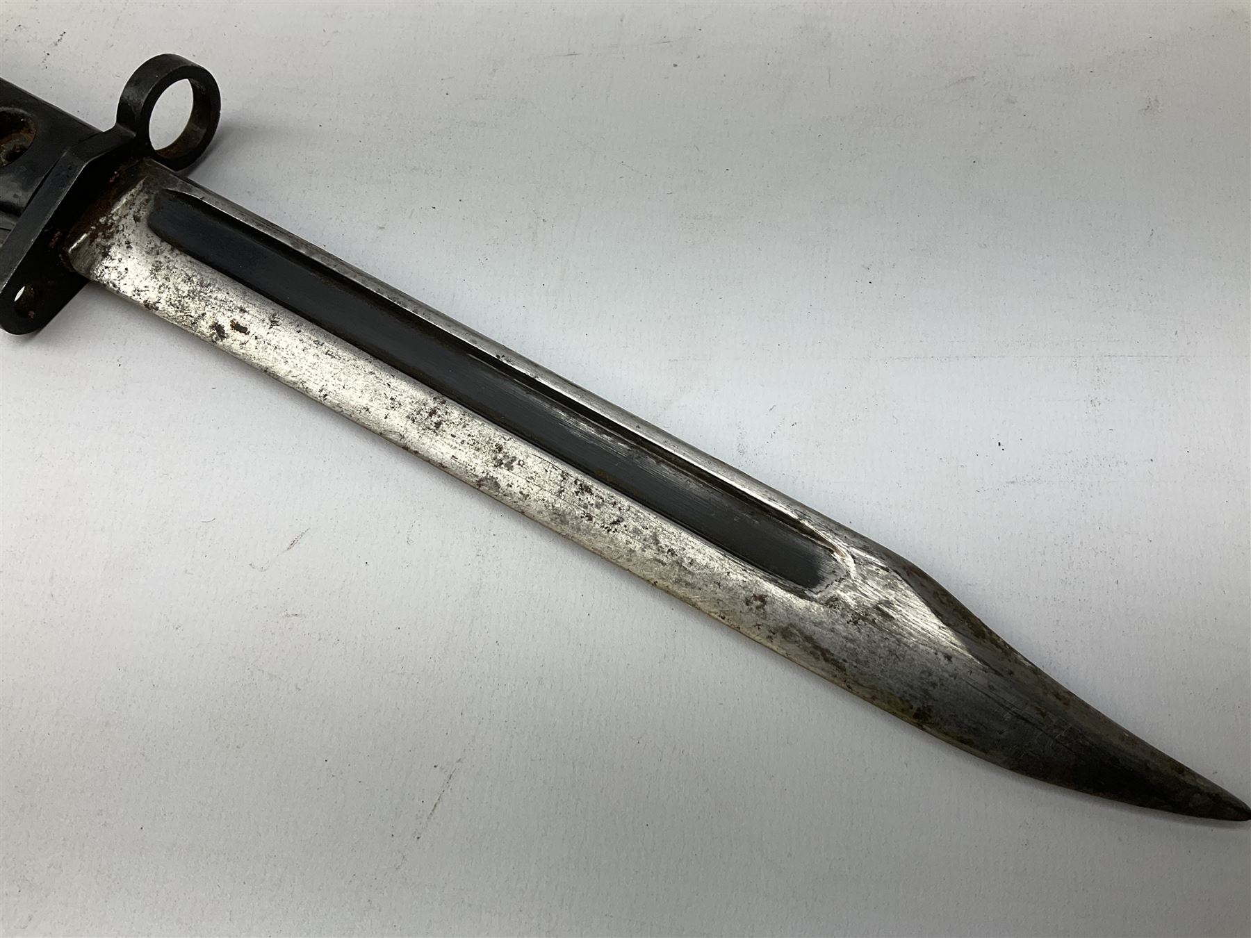 British short Bayonet with 20cm fullered Bowie blade - Image 11 of 16
