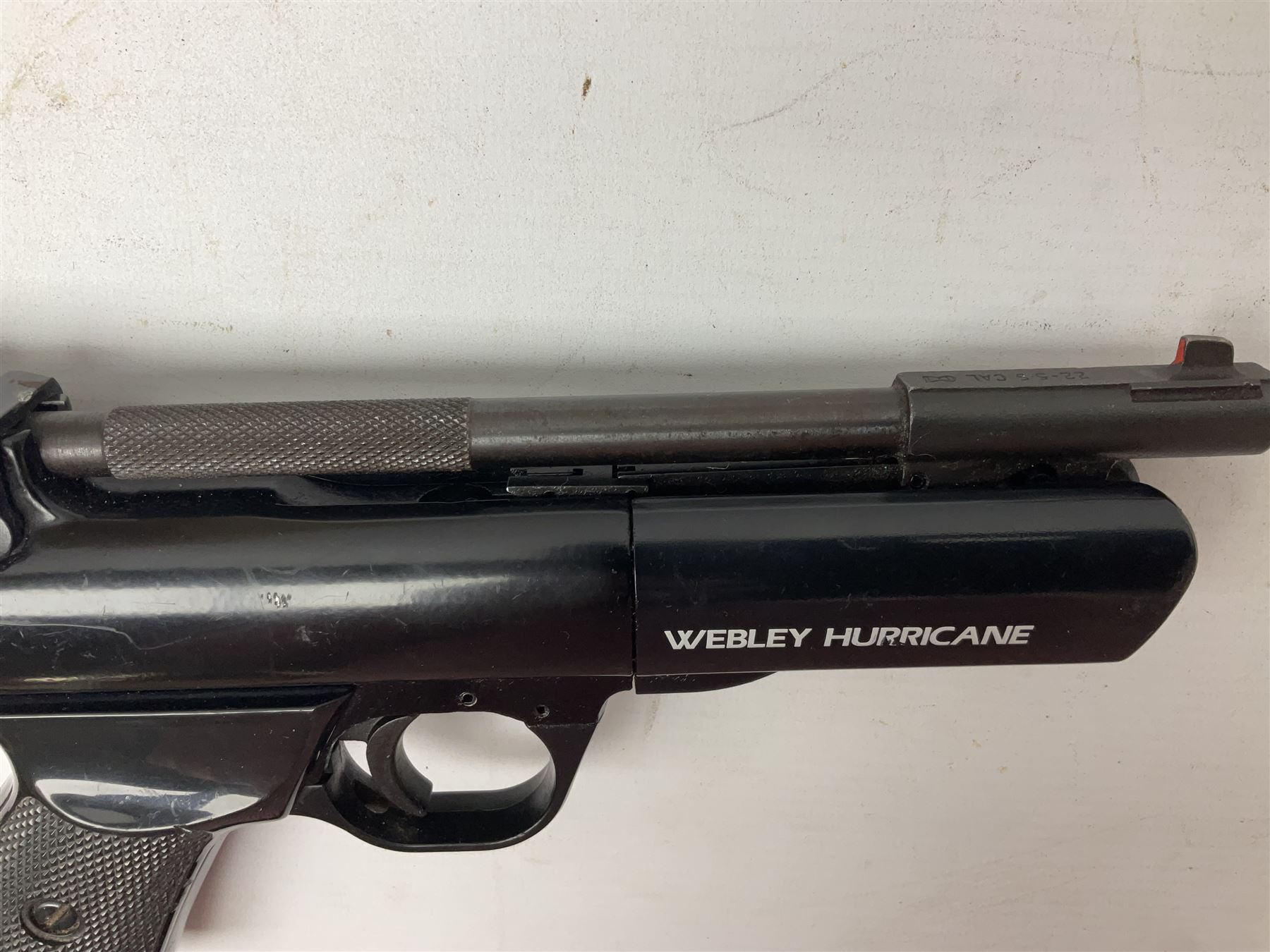 Webley Hurricane .22 air pistol with over lever action and thumb safety L27cm; Webley Premier .22 ai - Image 13 of 18