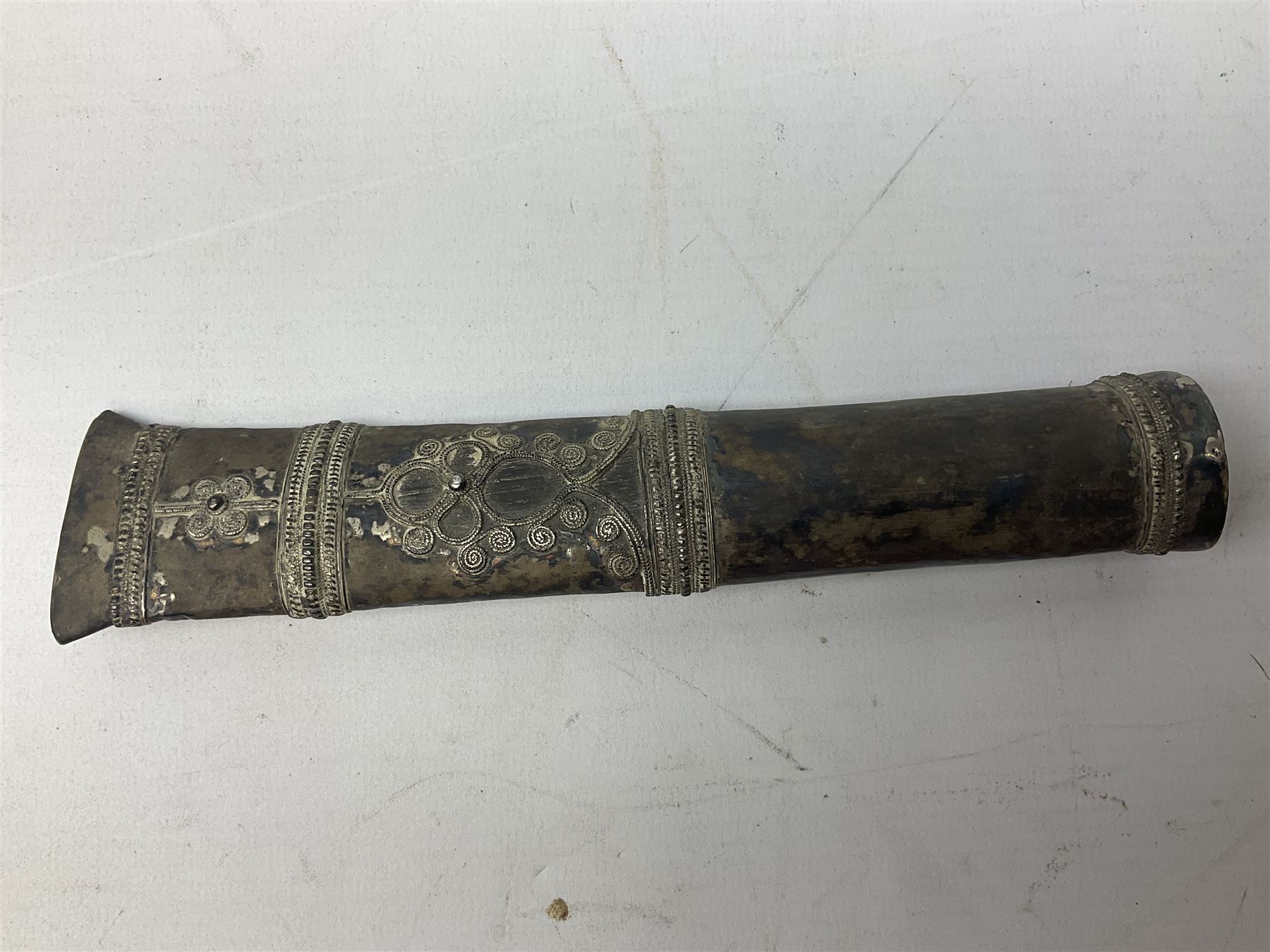 Burmese dha dagger with 15cm steel blade - Image 10 of 30