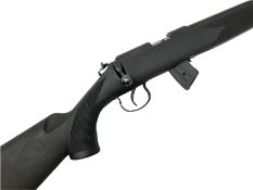 Puma Rifles Hunter bolt-action .22 Long Rifle the 36cm shortened barrel threaded for sound moderator