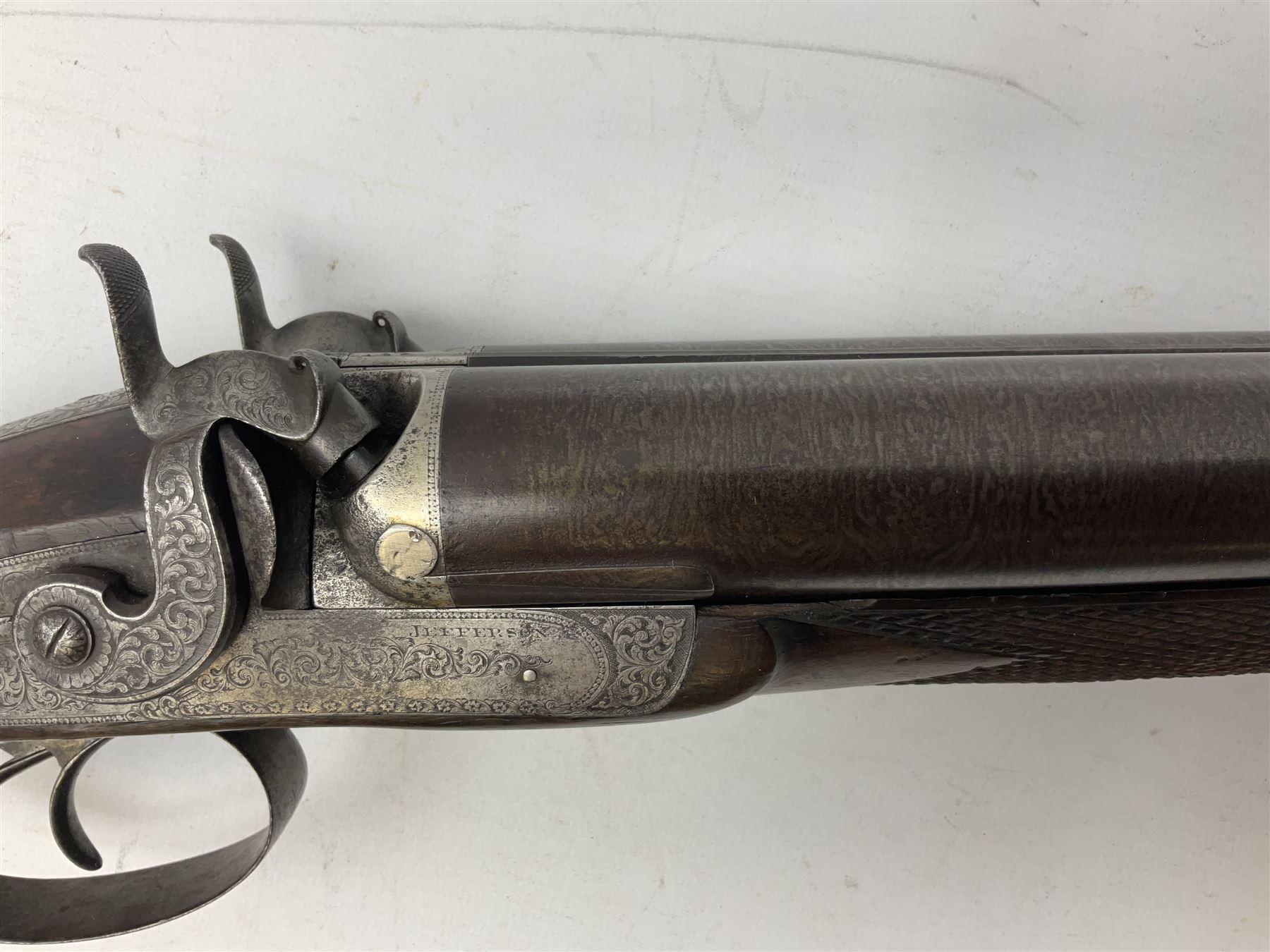 19th century John Jefferson of Scarborough 6-bore (modern 4-bore) double barrel side-by-side percuss - Image 10 of 23