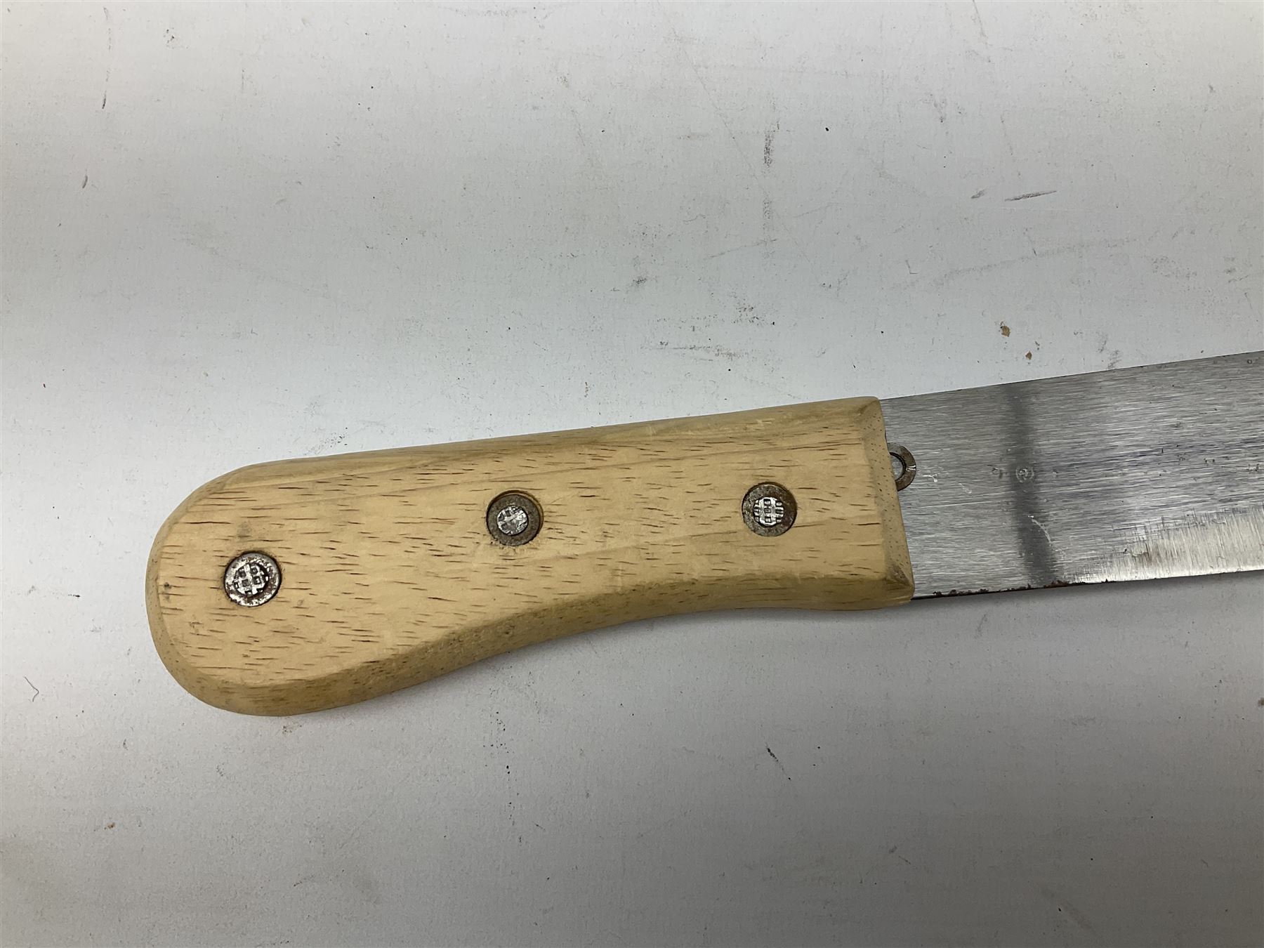 Two unmarked late 20th century machete knives with 37cm blades and fabric sheaths; pair of British A - Image 12 of 17