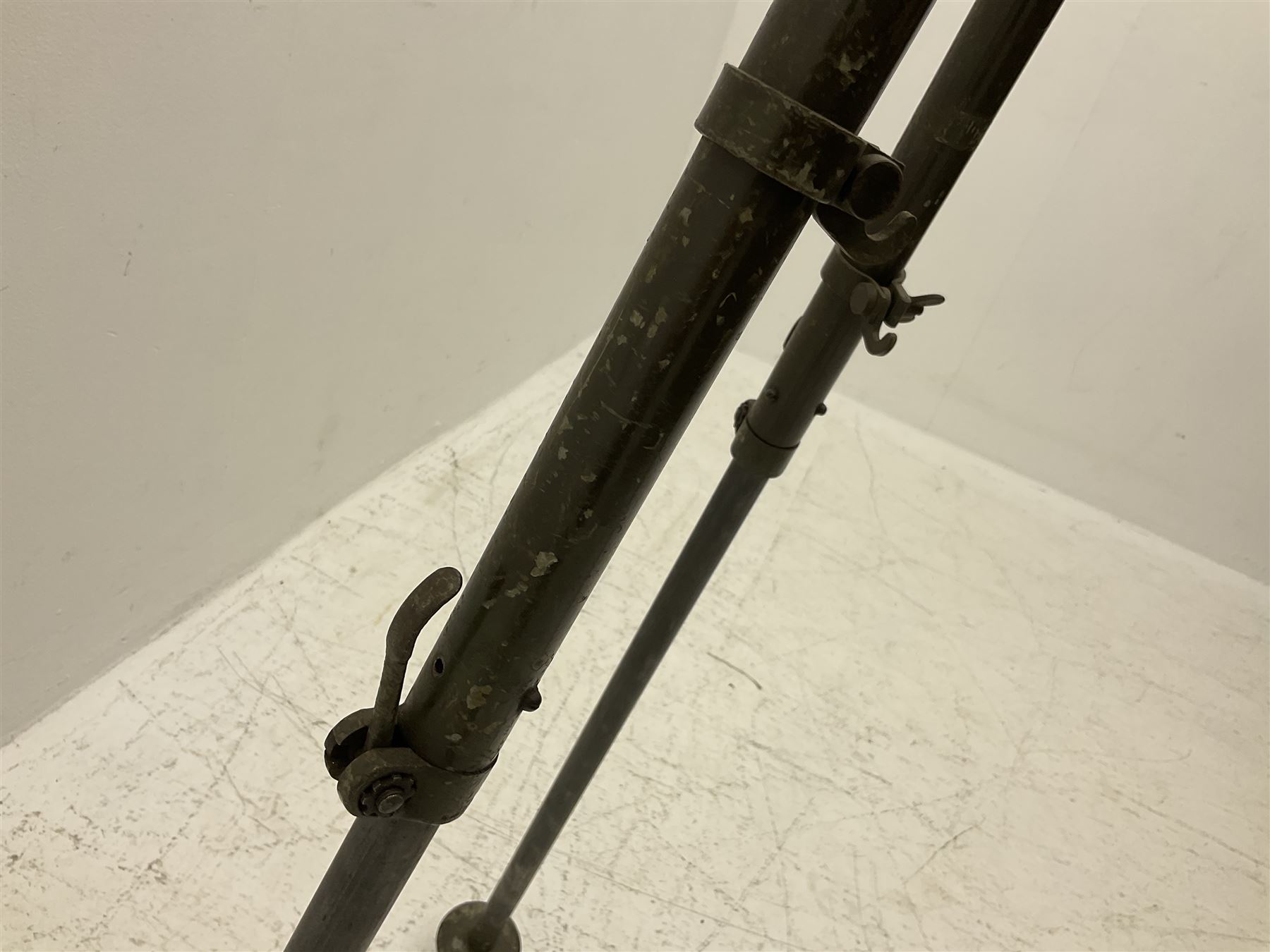 German machine gun stand of adjustable tripod form - Image 9 of 14