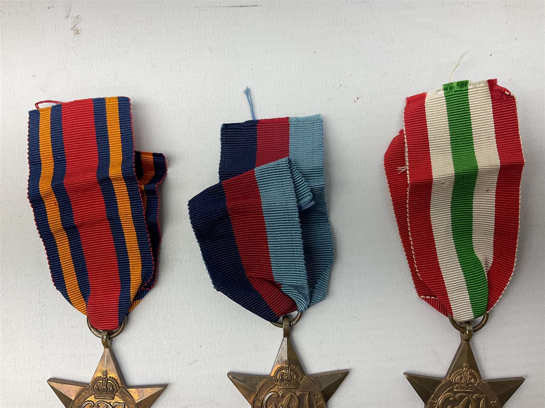 Four World War II medals comprising 1939/45 Star - Image 3 of 10