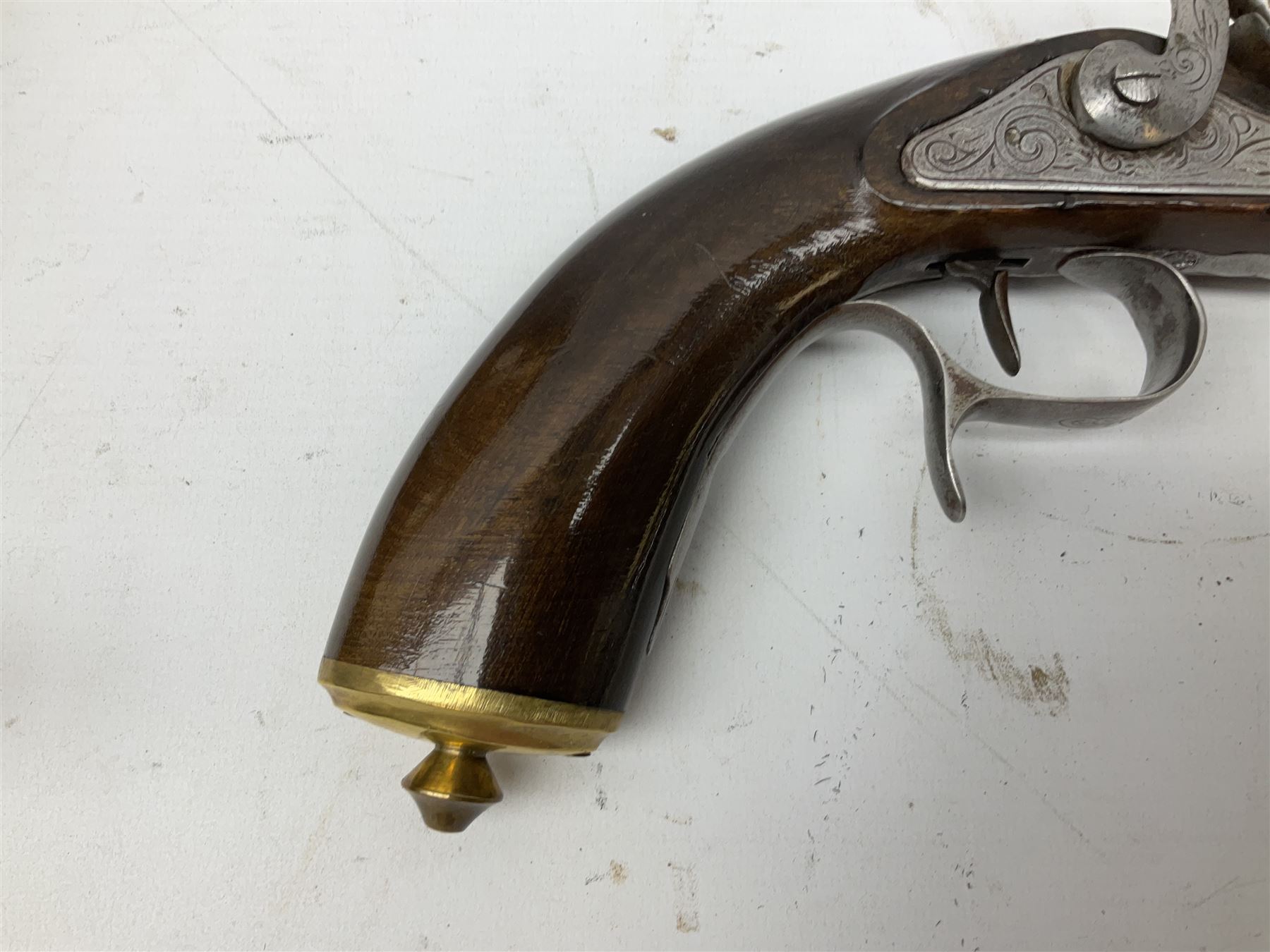 Pair of Continental .44calibre percussion target pistols - Image 2 of 37