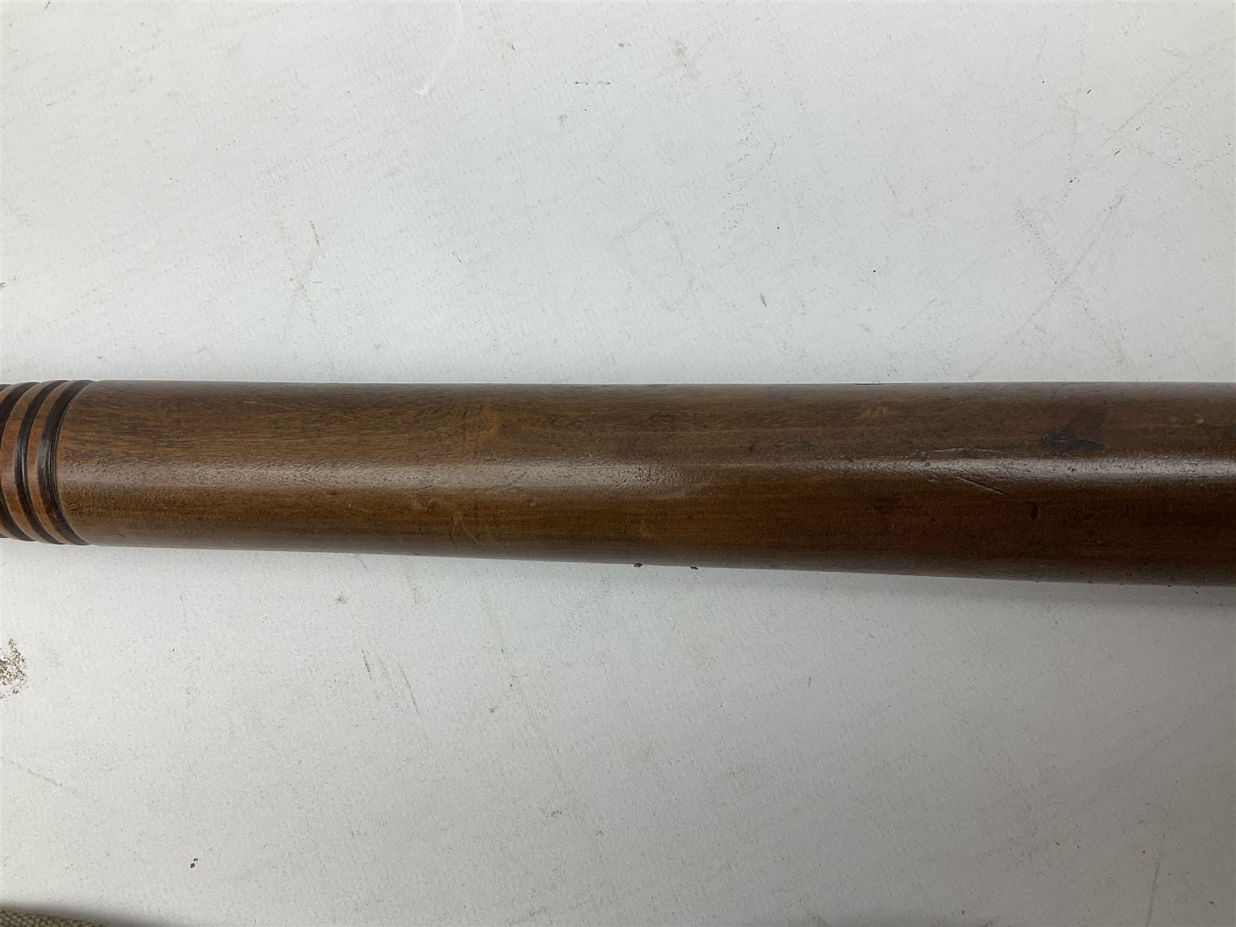Victorian turned wood polished wood truncheon 54cm - Image 4 of 15
