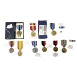 Nine American medals including WW2 Navy and Army Occupation medals