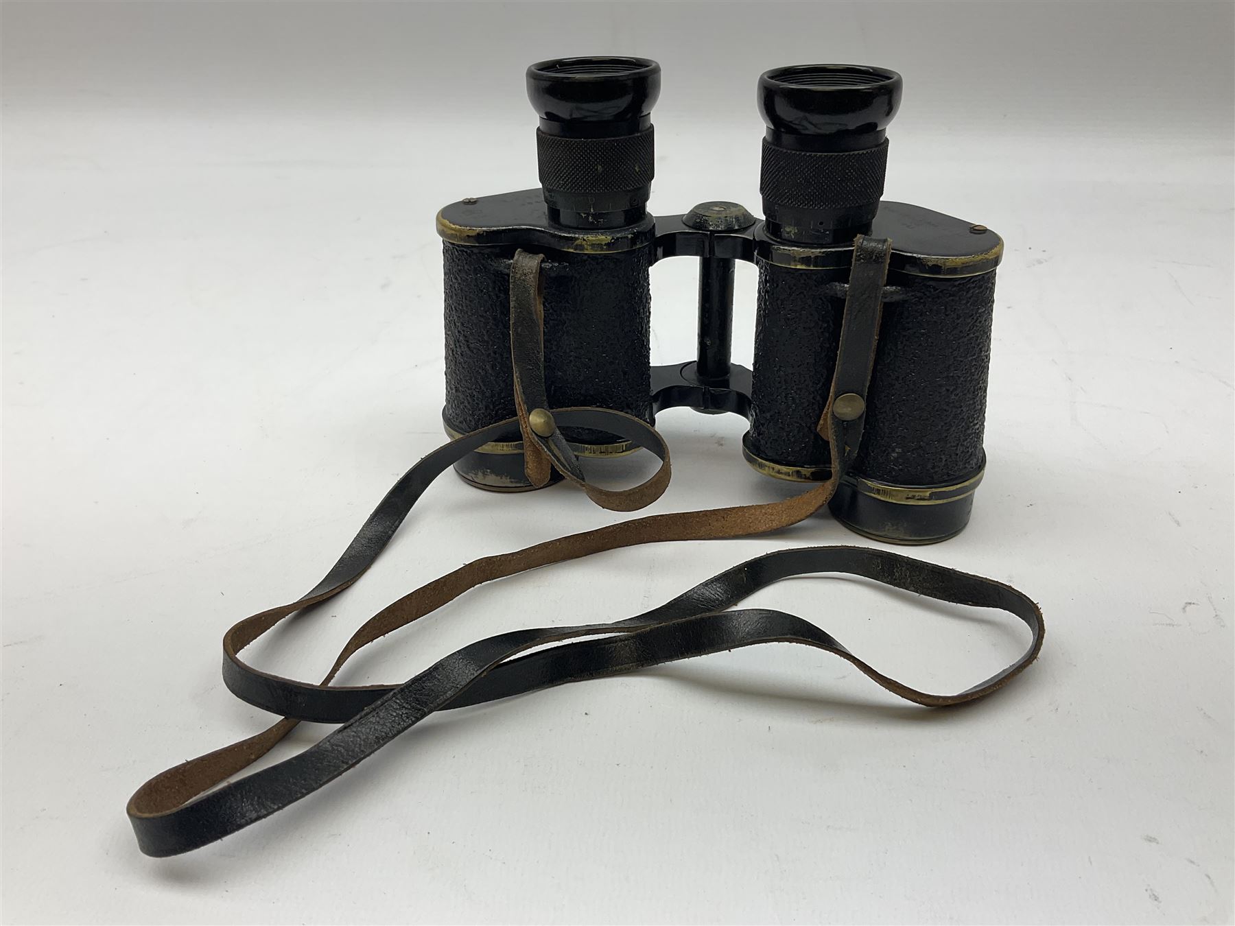 WW2 Air Ministry pair of 6x binoculars by Watson-Baker Co. Ltd - Image 7 of 14