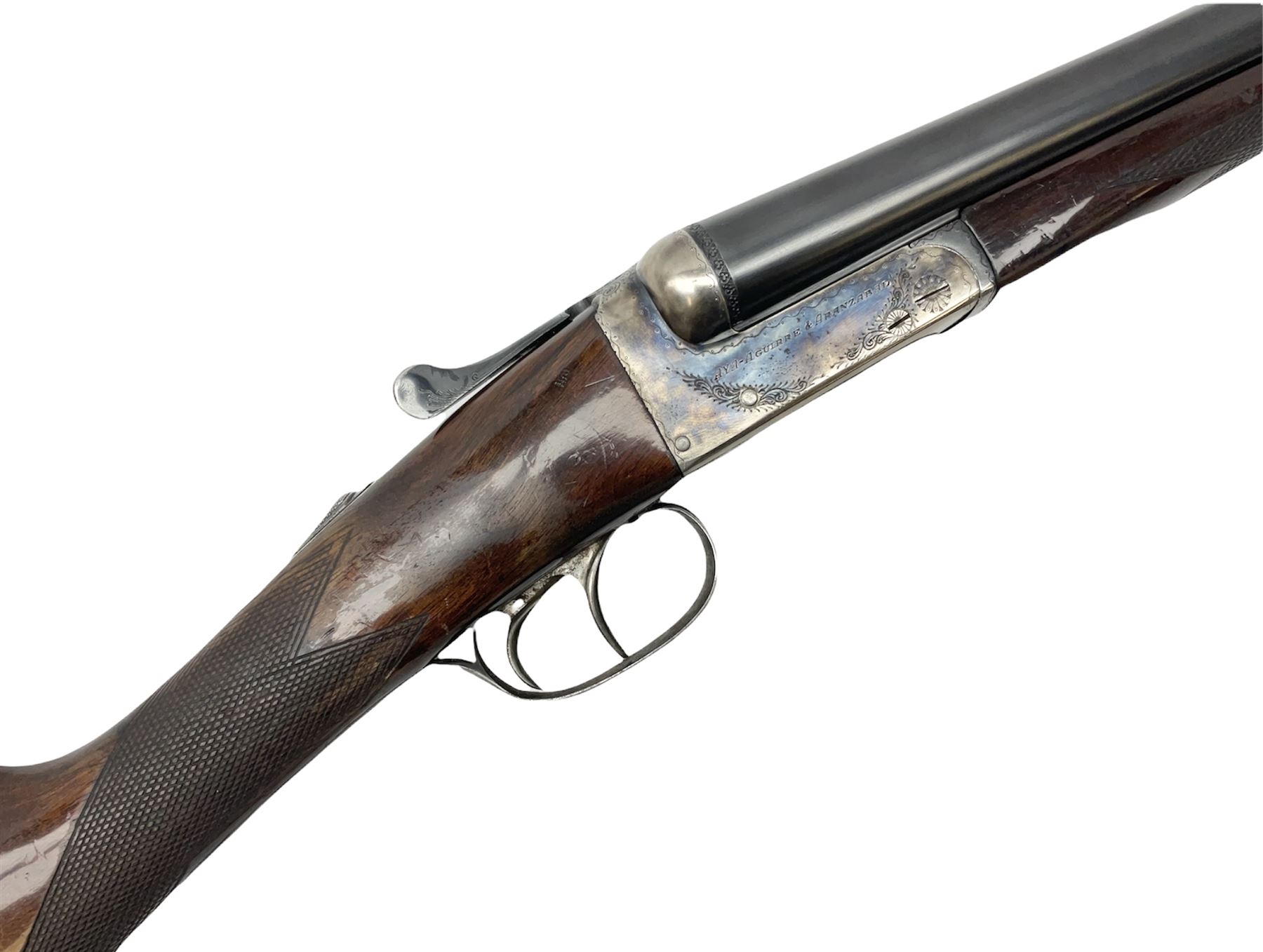 Spanish AYA 12-bore double barrel side-by-side boxlock ejector sporting gun