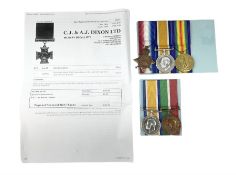 WW1 father and son medal groups comprising British War Medal and Mercantile Marine Medal awarded to