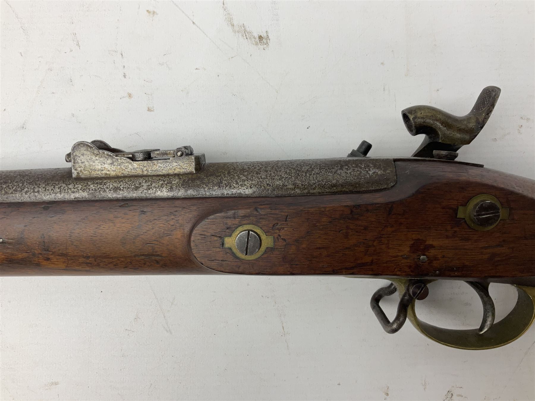 19th century Wilkinson London .577 Enfield P53 muzzle loading percussion gun with 99cm three-grooved - Image 12 of 16