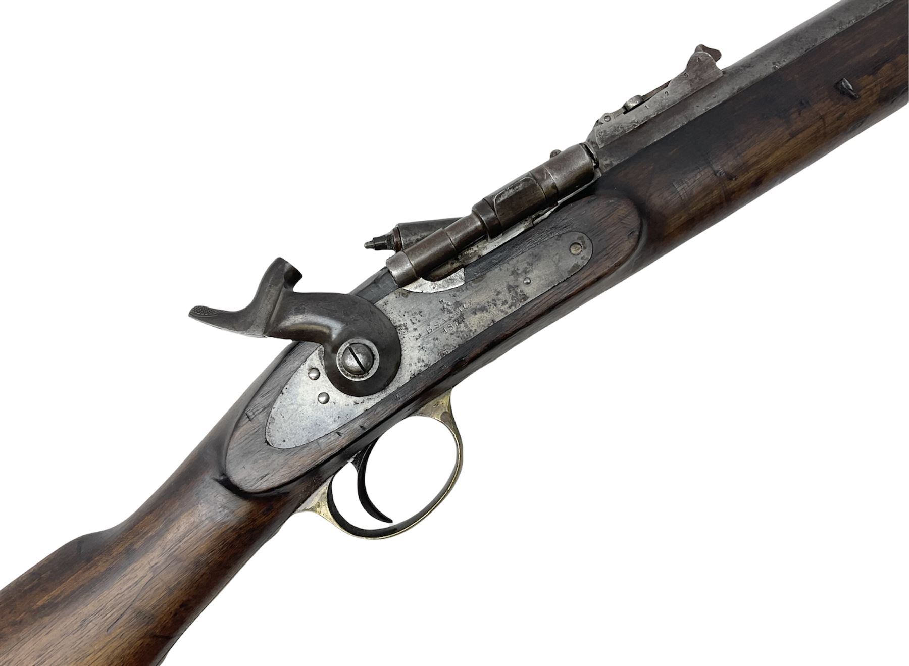 19th century B.S.A. & M. Co .577 Snider action gun