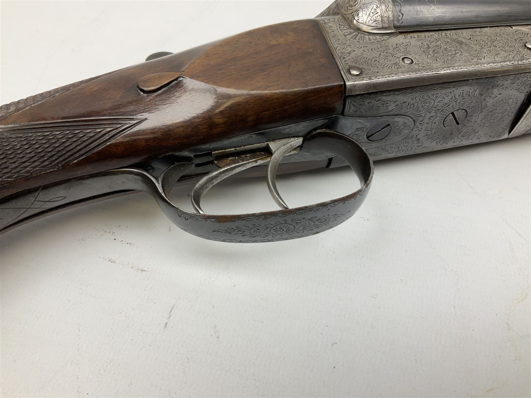 Fred Williams London & Birmingham 12-bore side-by-side double barrel box-lock non-ejector sporting g - Image 4 of 14