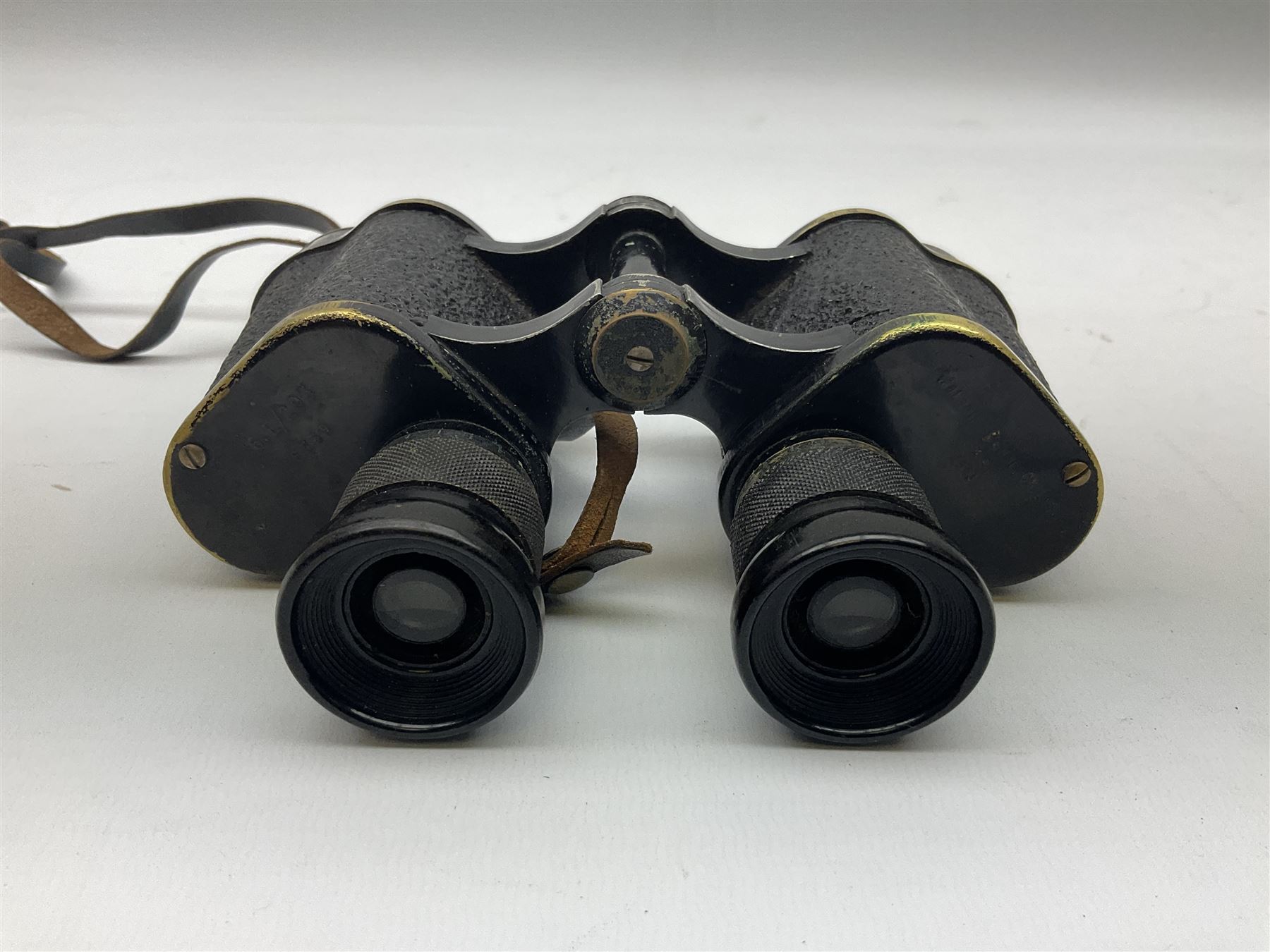 WW2 Air Ministry pair of 6x binoculars by Watson-Baker Co. Ltd - Image 4 of 14