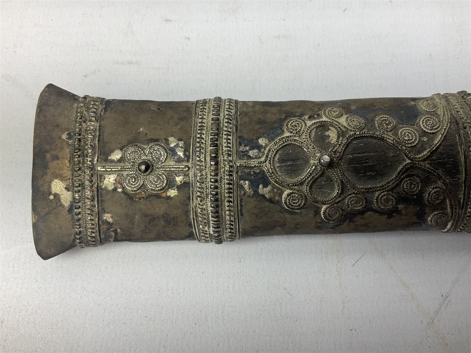 Burmese dha dagger with 15cm steel blade - Image 11 of 30