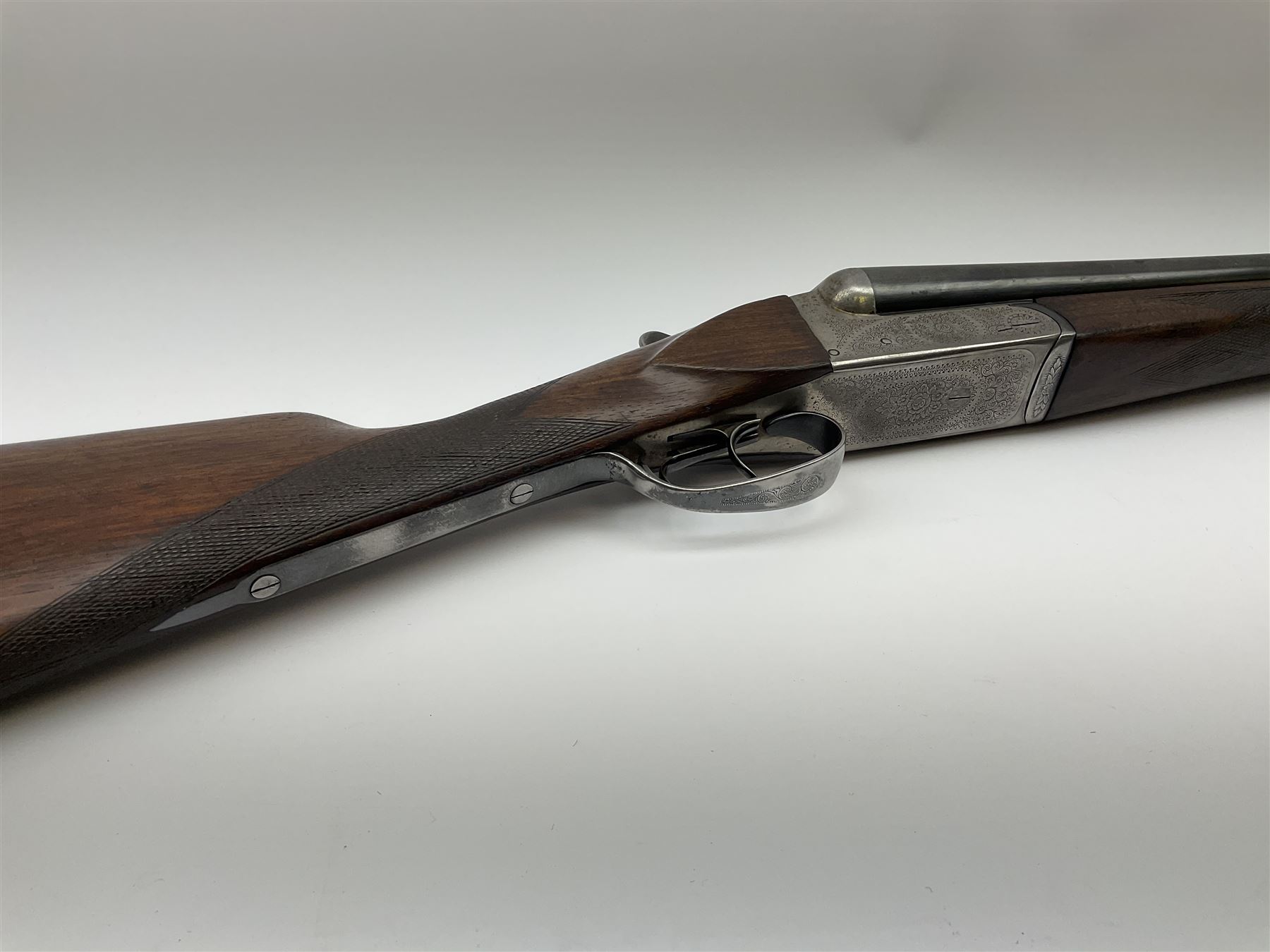 Spanish Francisco Sarriugarte12-bore side-by-side double barrel boxlock ejector sporting gun - Image 2 of 16