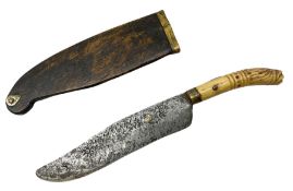 Mid-19th century Singhalese knife pia kaetta