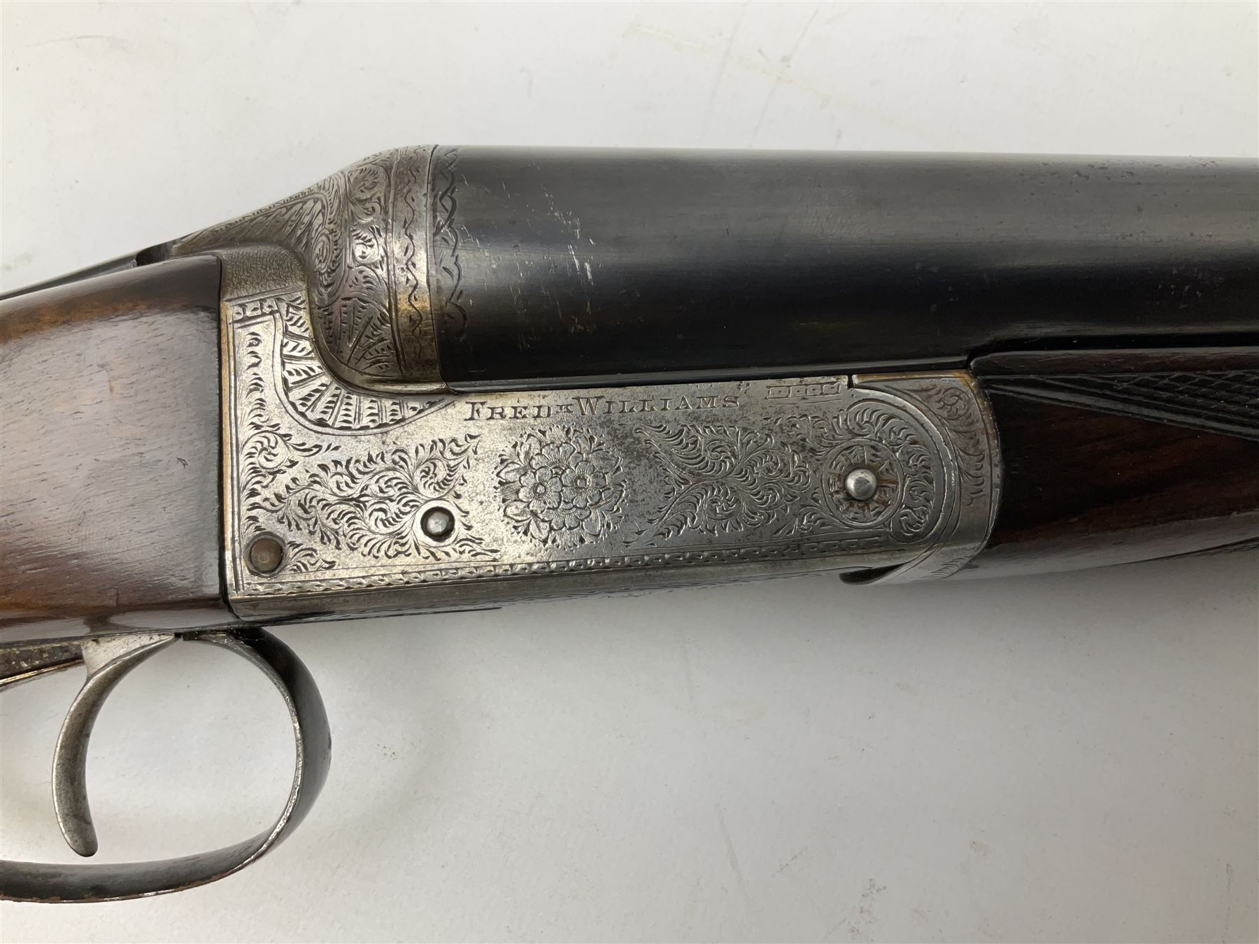 Fred Williams London & Birmingham 12-bore side-by-side double barrel box-lock non-ejector sporting g - Image 5 of 14