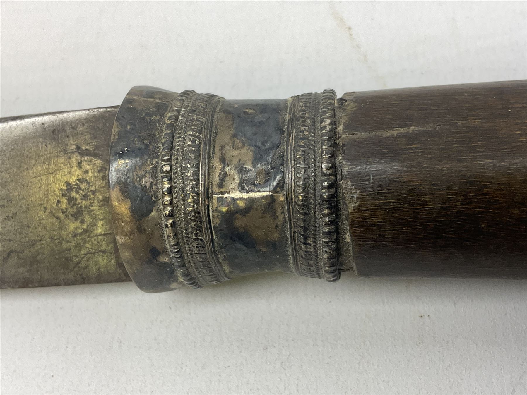 Burmese dha dagger with 15cm steel blade - Image 4 of 30