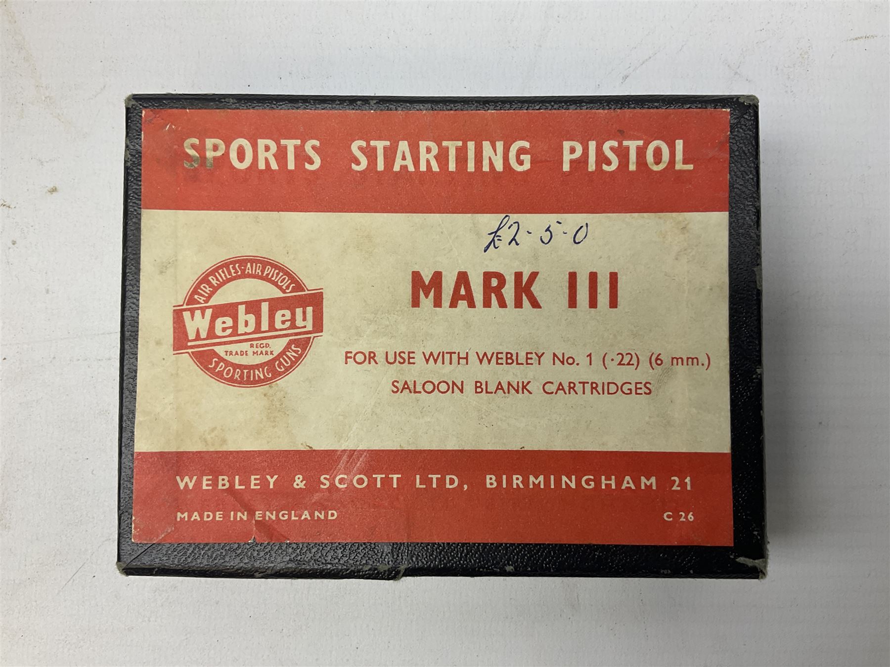 Webley Mark III .22 Sports Starting Pistol - Image 14 of 21