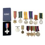 QEII General Service Medal awarded to 23504634 CFN. R.G. Beech REME; Pakistan Independence Medal awa
