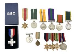 QEII General Service Medal awarded to 23504634 CFN. R.G. Beech REME; Pakistan Independence Medal awa