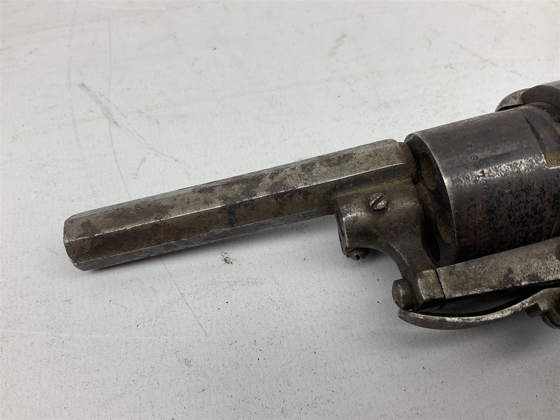 19th century 7mm five-shot pin-fire revolver - Image 11 of 14