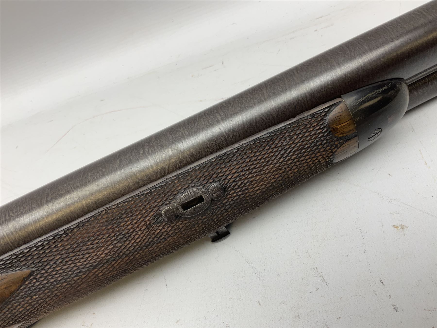 19th century John Jefferson of Scarborough 6-bore (modern 4-bore) double barrel side-by-side percuss - Image 11 of 23