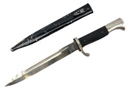 German nickel plated dress Bayonet