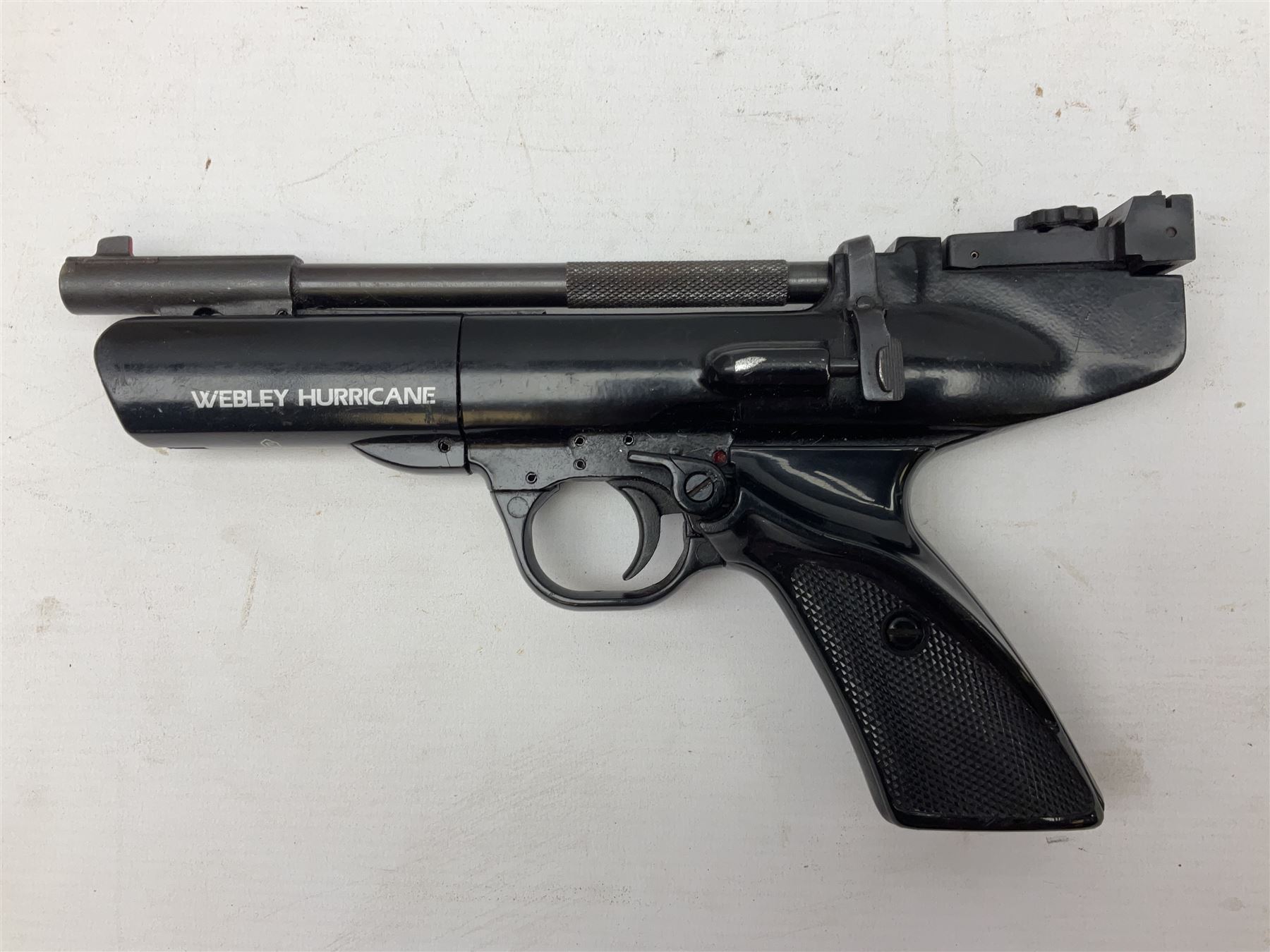 Webley Hurricane .22 air pistol with over lever action and thumb safety L27cm; Webley Premier .22 ai - Image 11 of 18