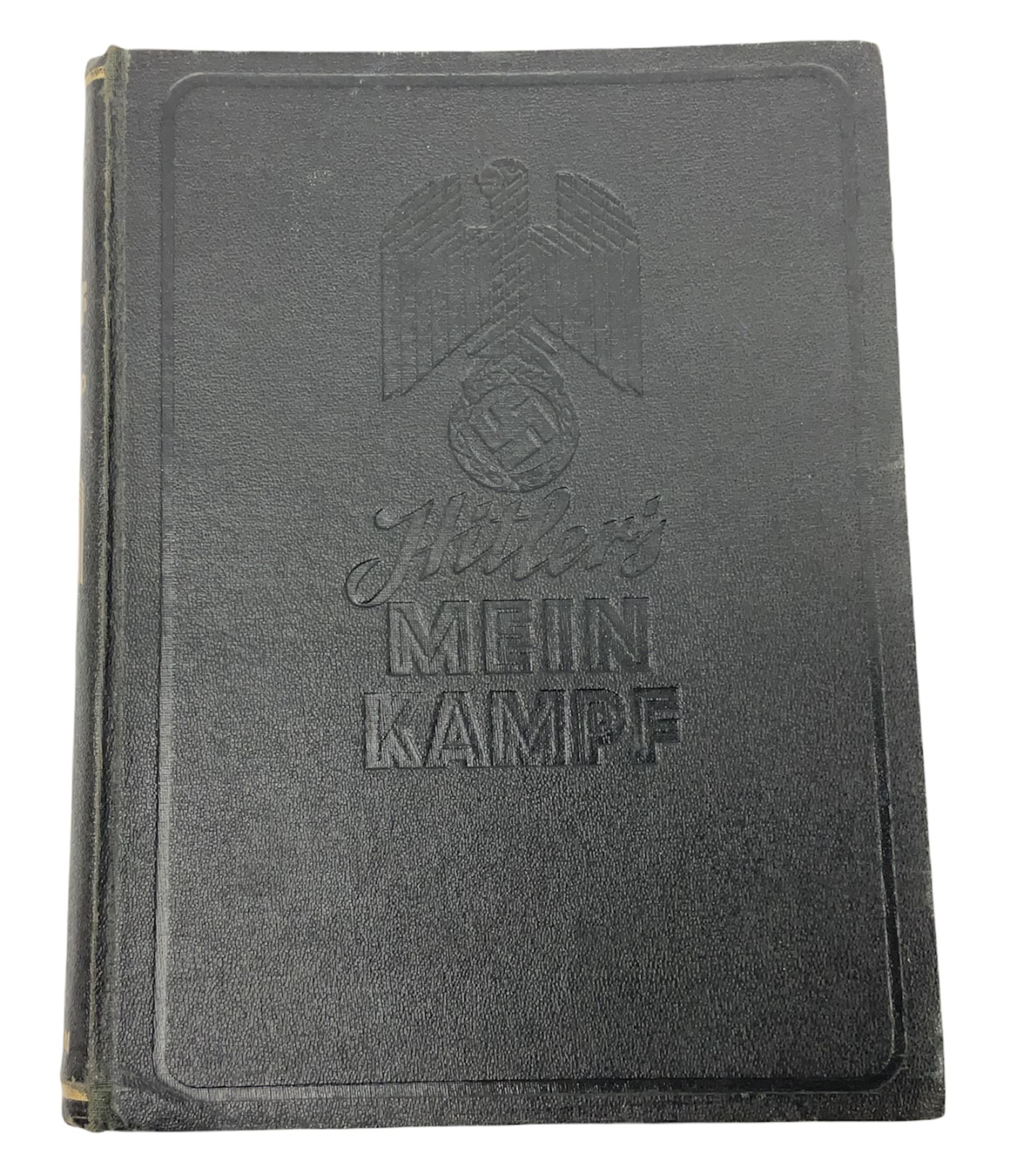 Hitler Adolf: Mein Kampf. Unexpurgated edition published by Hutchinson & Co with English text and il