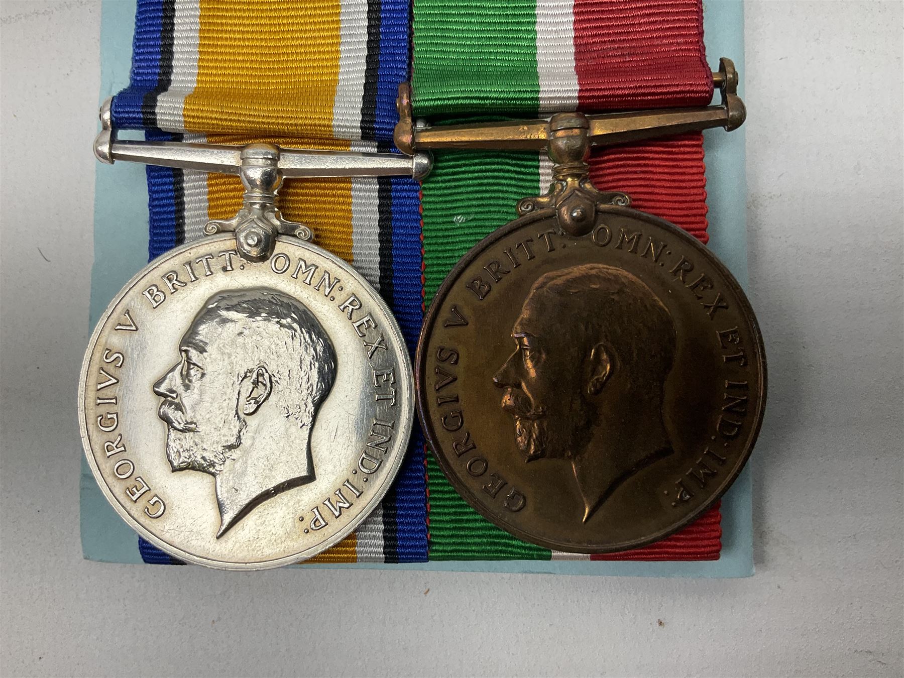 WW1 father and son medal groups comprising British War Medal and Mercantile Marine Medal awarded to - Image 14 of 16