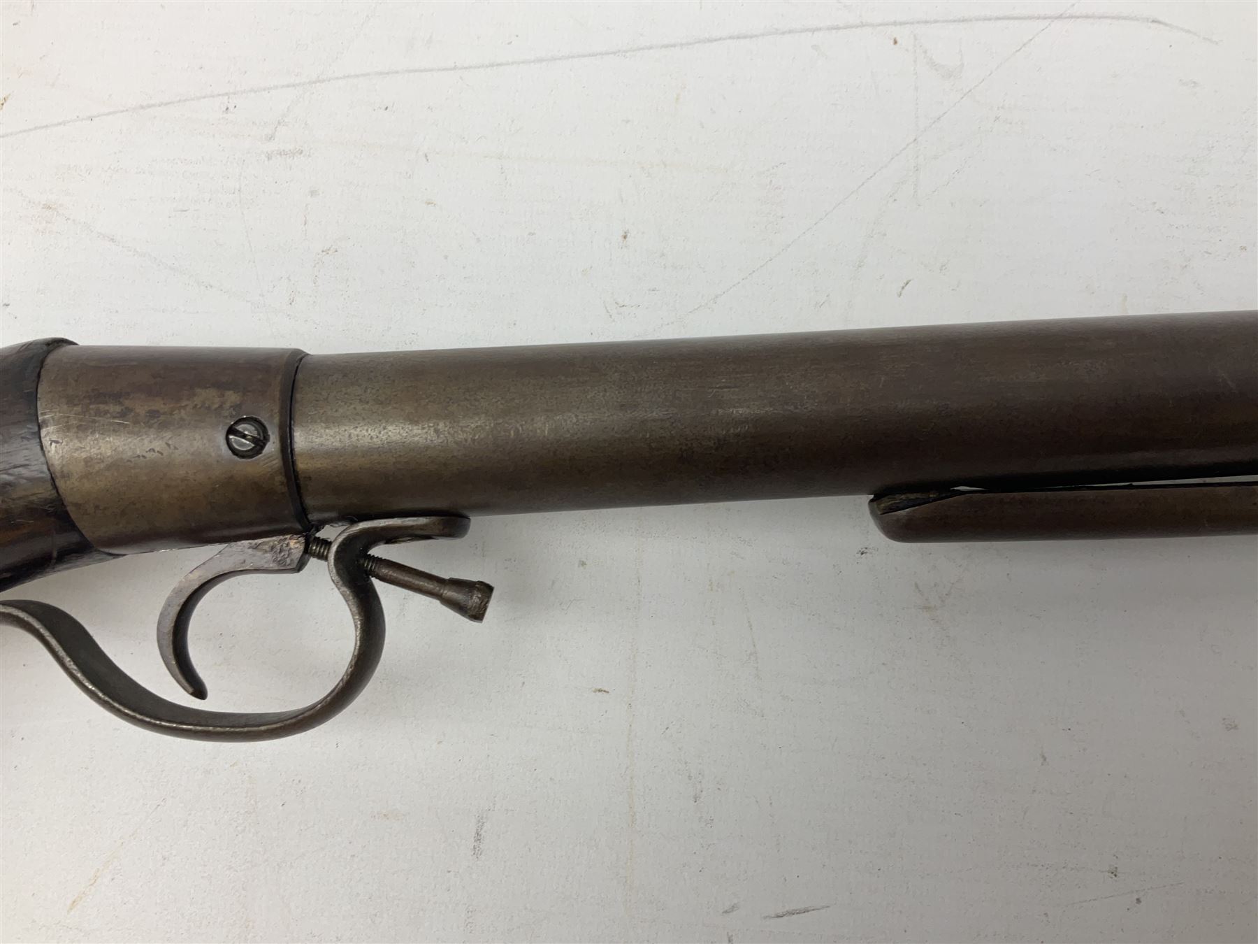 Early 20th century BSA .177 air rifle with under lever break barrel action - Image 6 of 15