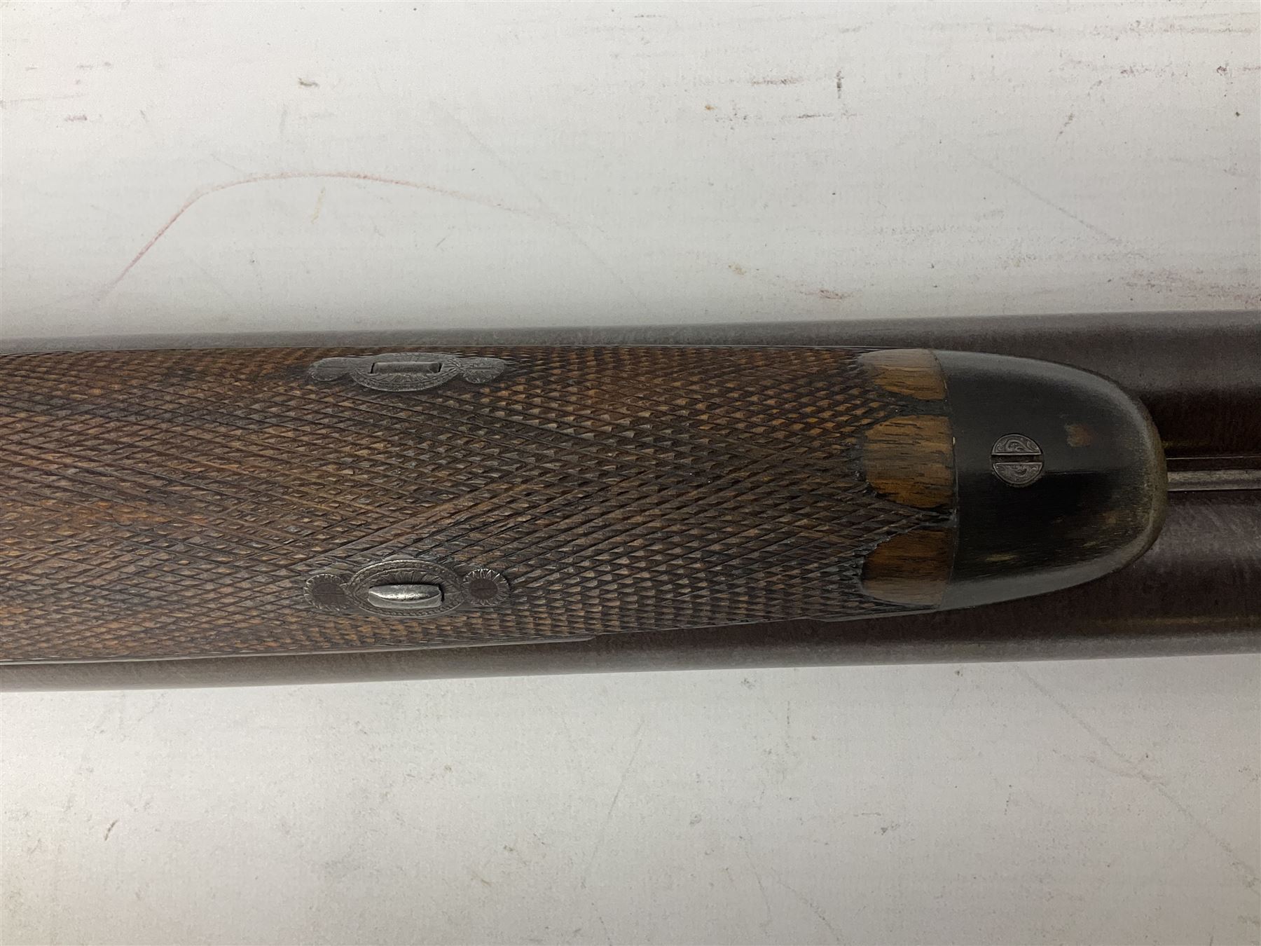 19th century John Jefferson of Scarborough 6-bore (modern 4-bore) double barrel side-by-side percuss - Image 22 of 23