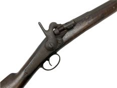 19th century 12-bore single barrel shotgun with Krnka/Werndl type action (converted from a percussio