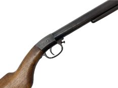 Diana Model 27 .177 air rifle with under lever action and walnut stock L108cm